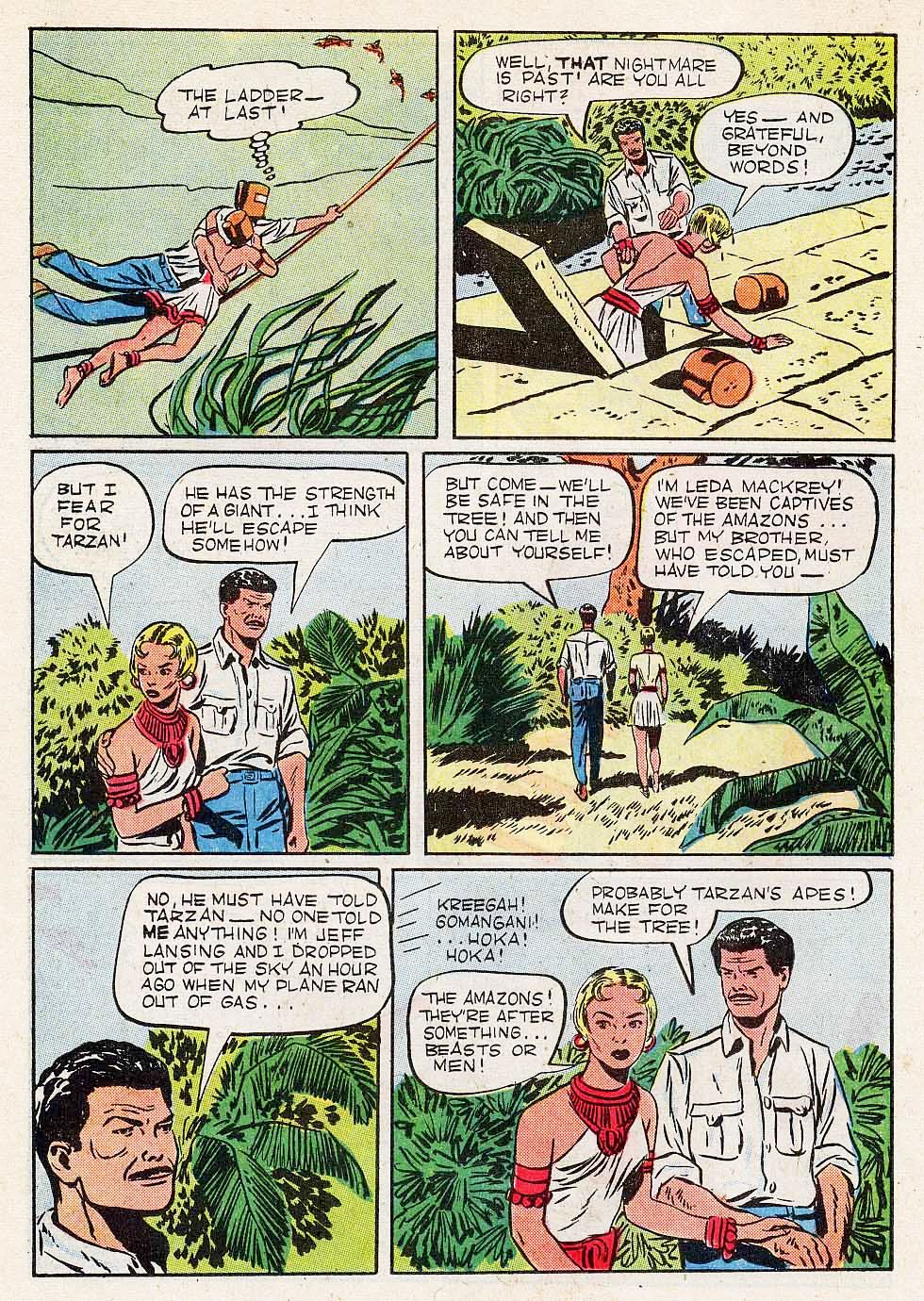 Read online Tarzan (1948) comic -  Issue #18 - 22