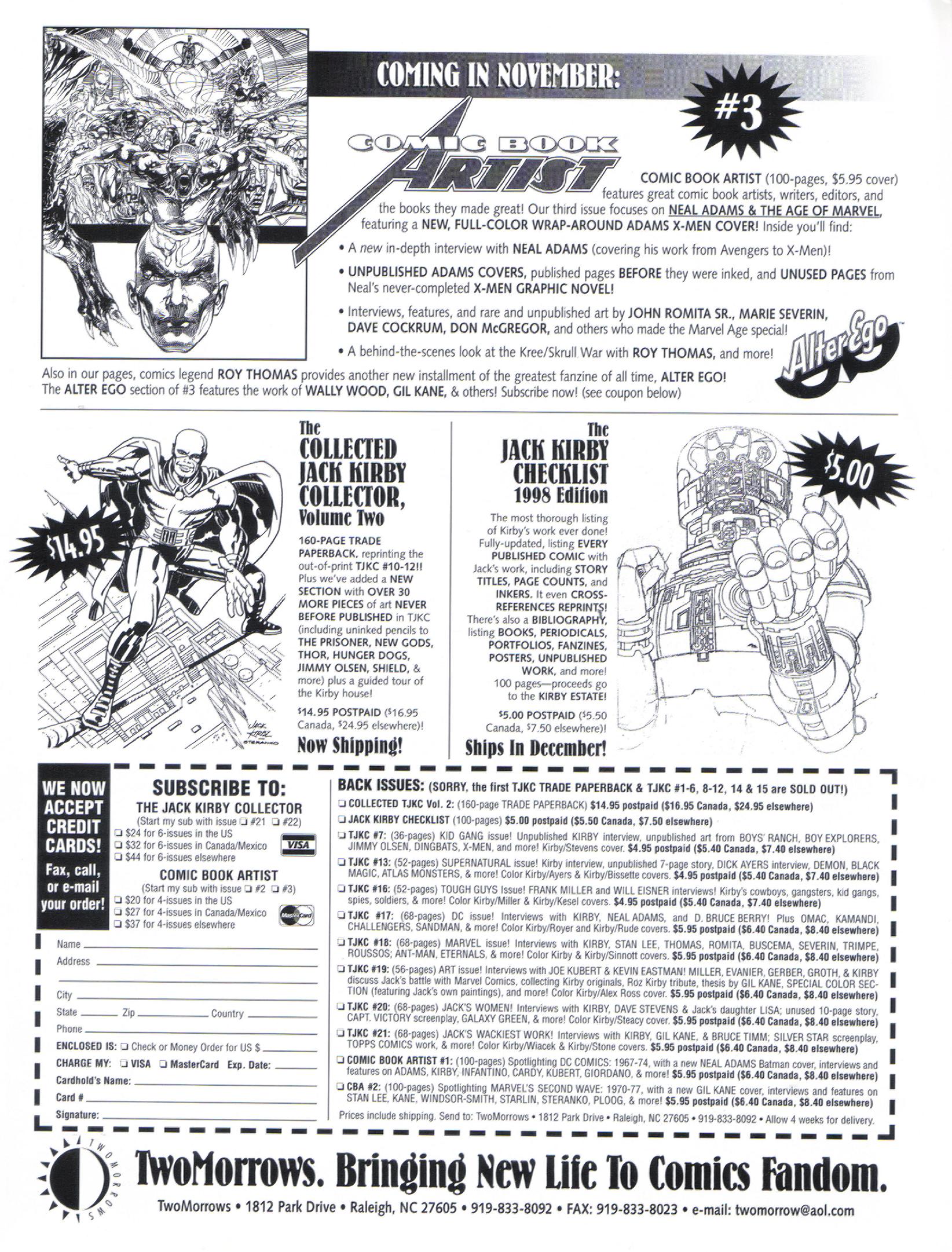 Read online The Jack Kirby Collector comic -  Issue #21 - 66
