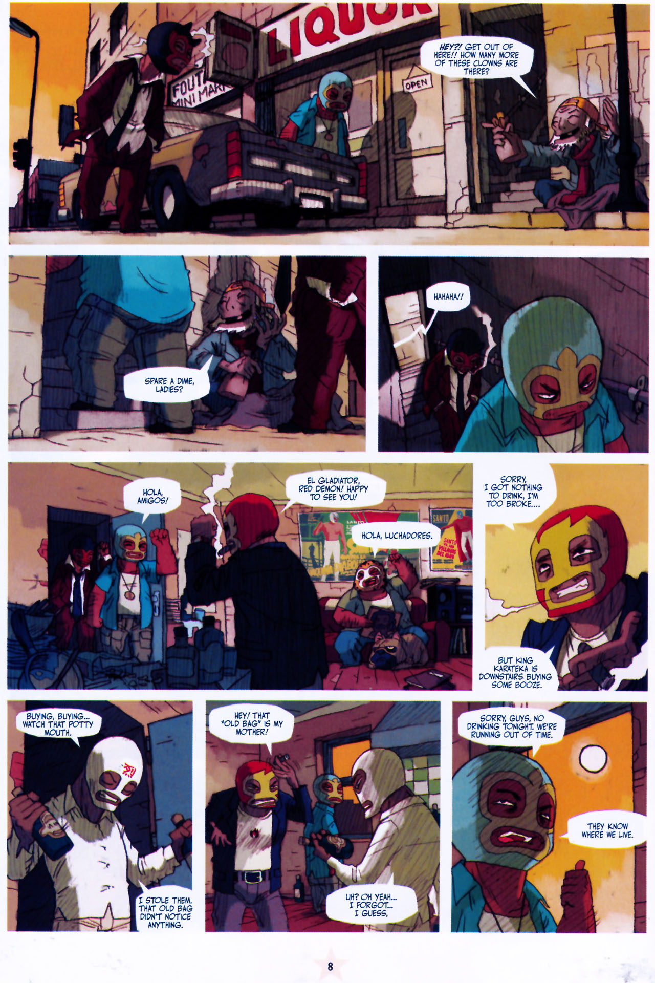 Read online Lucha Libre comic -  Issue #1 - 6
