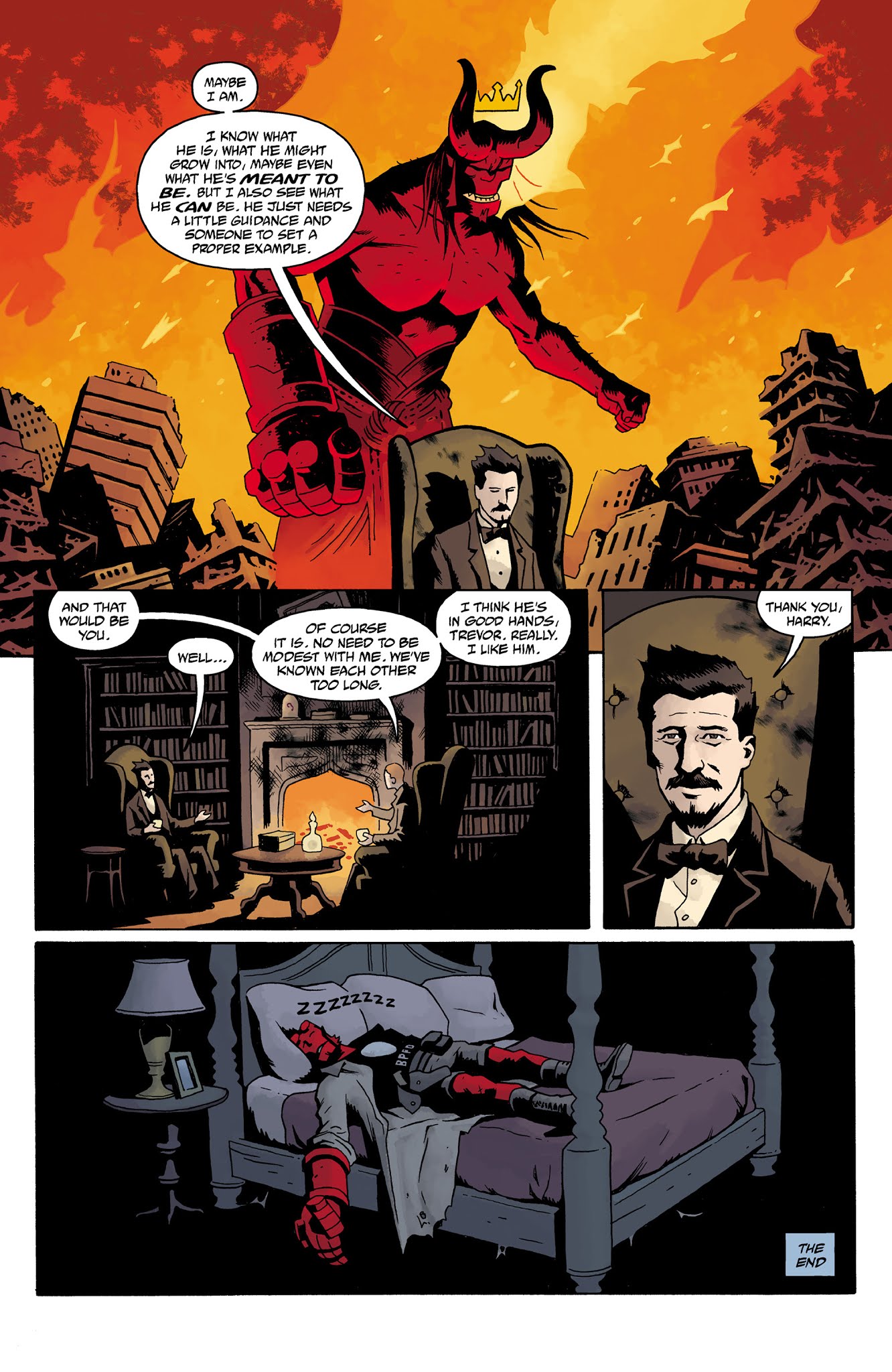 Read online Hellboy and the B.P.R.D.: 1953 - The Phantom Hand & the Kelpie comic -  Issue # Full - 19