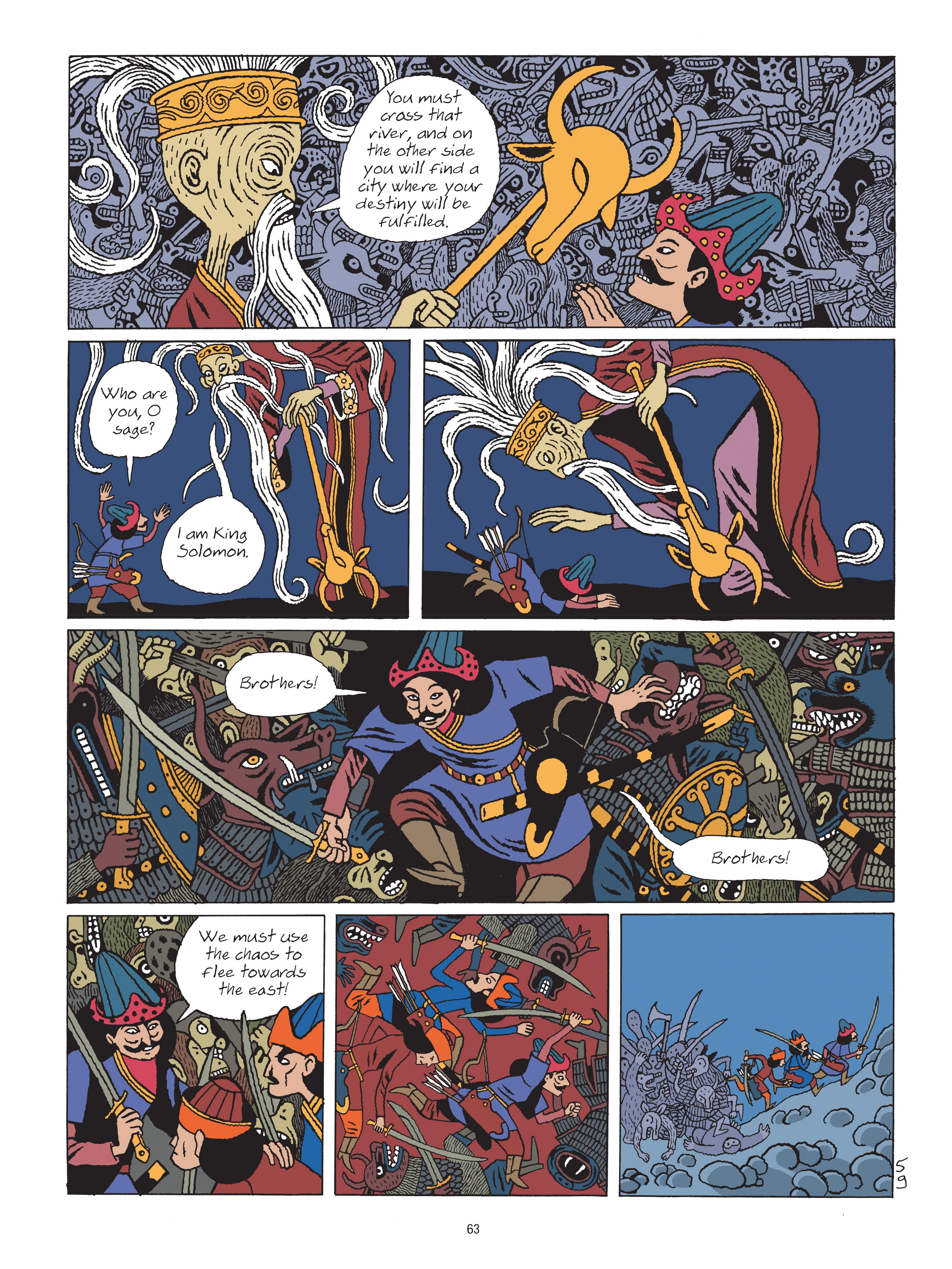 Read online A Tale of a Thousand and One Nights: HASIB & the Queen of Serpents comic -  Issue # TPB - 63
