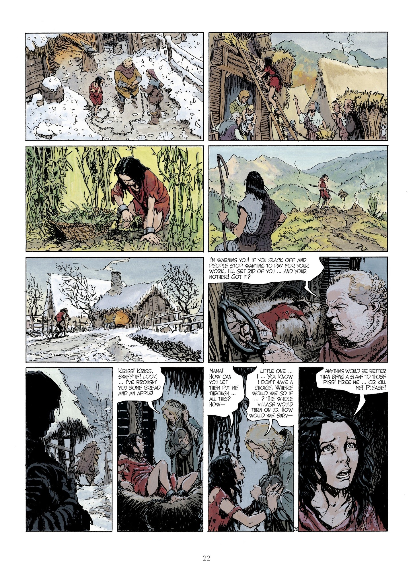 Read online Thorgal - Kriss of Valnor: I Forget Nothing! comic -  Issue # Full - 24