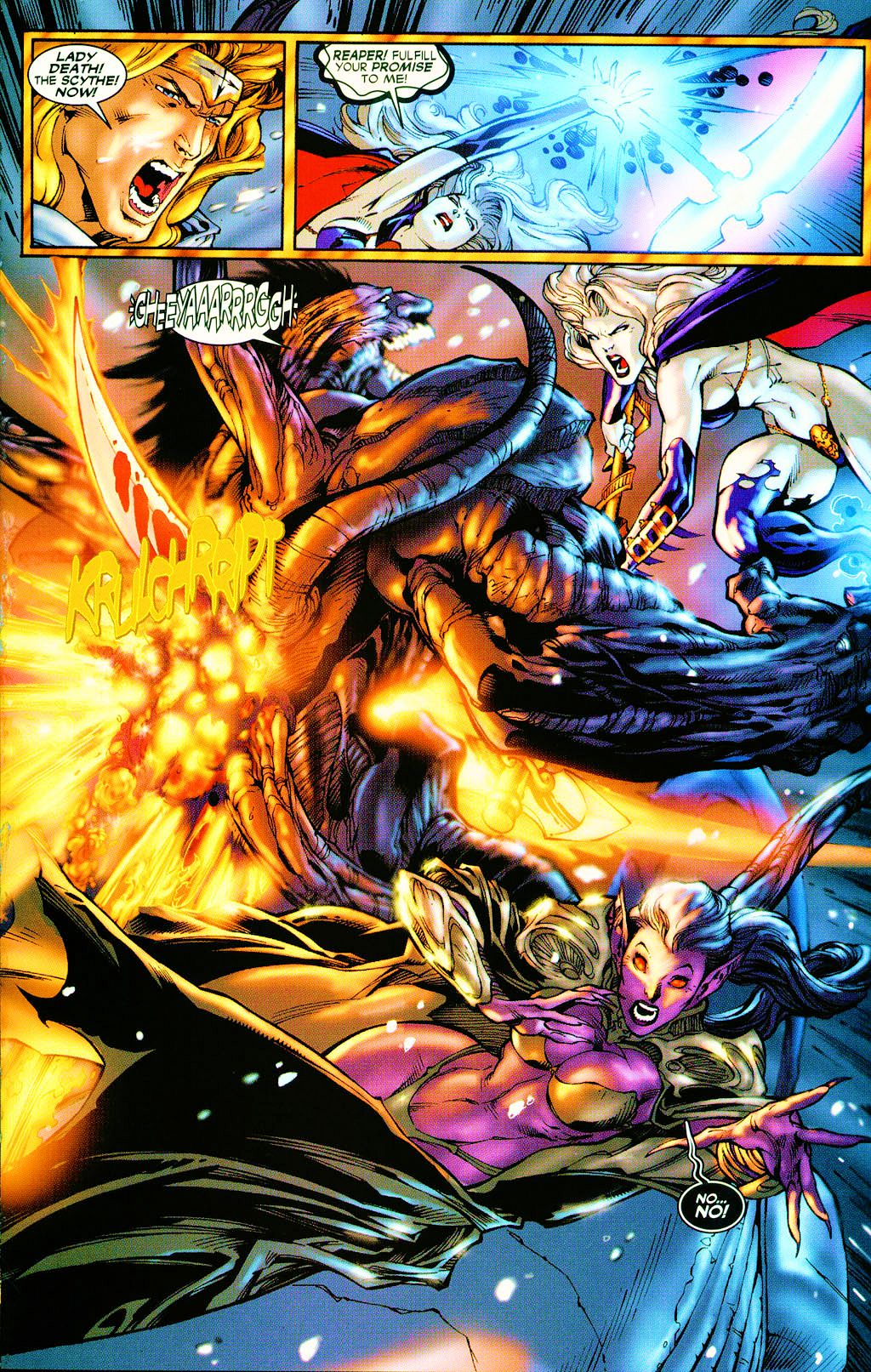 Read online Lady Death: Tribulation comic -  Issue #4 - 21