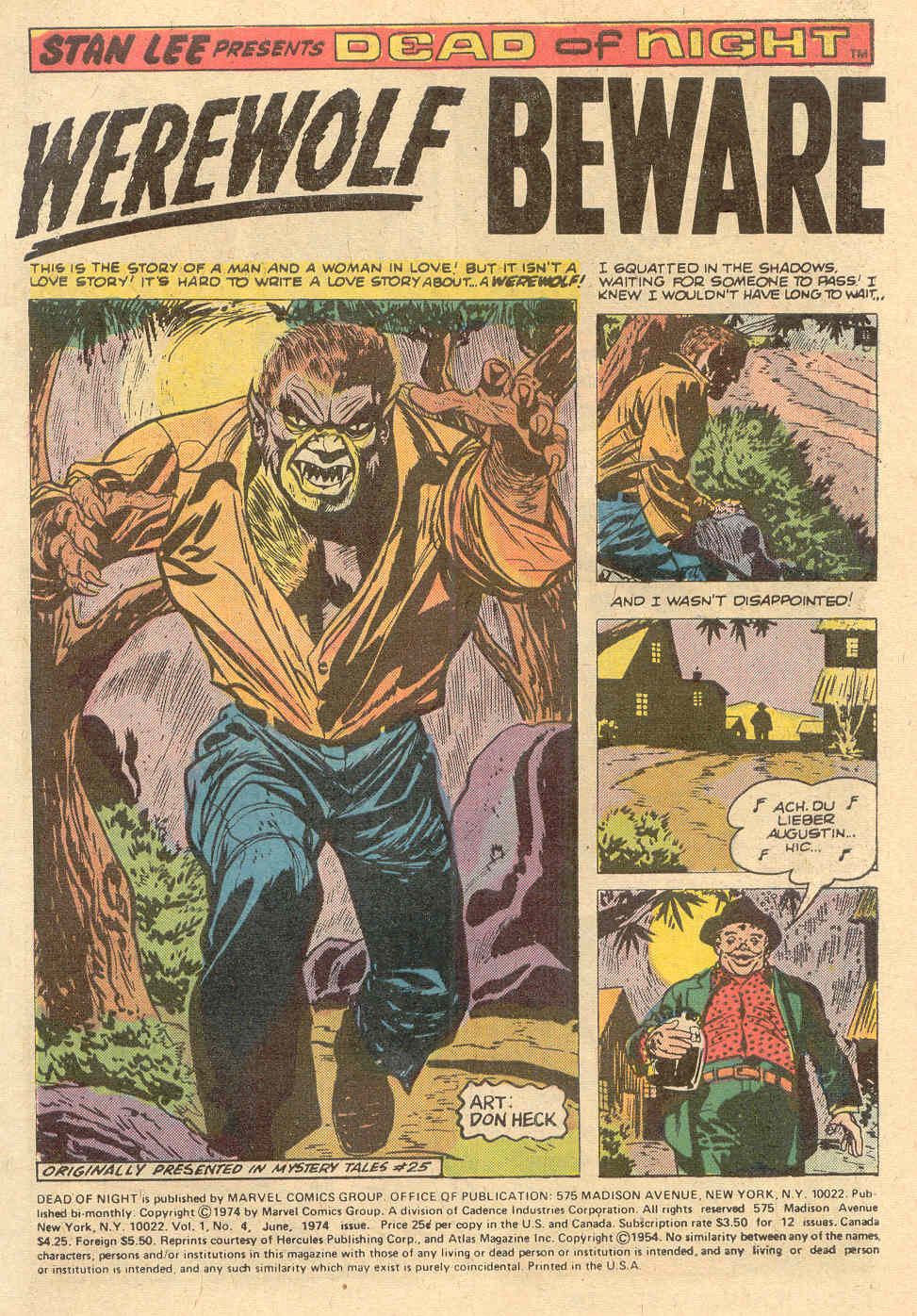 Read online Dead of Night comic -  Issue #4 - 2