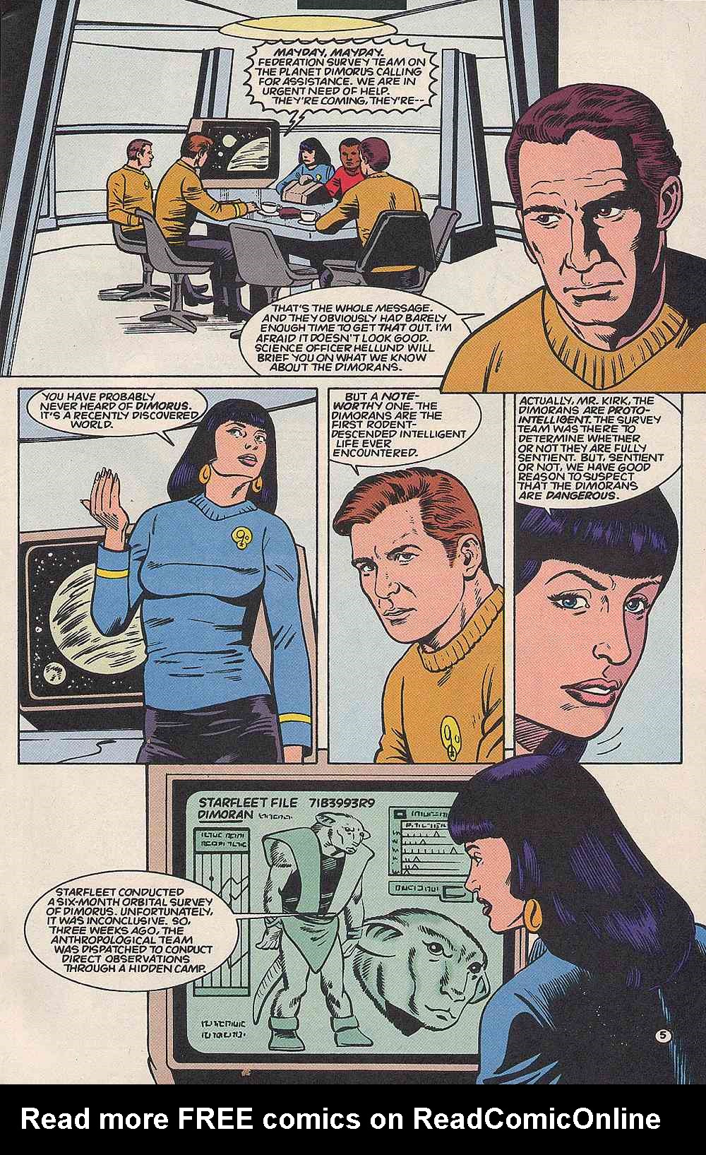 Read online Star Trek (1989) comic -  Issue #64 - 7