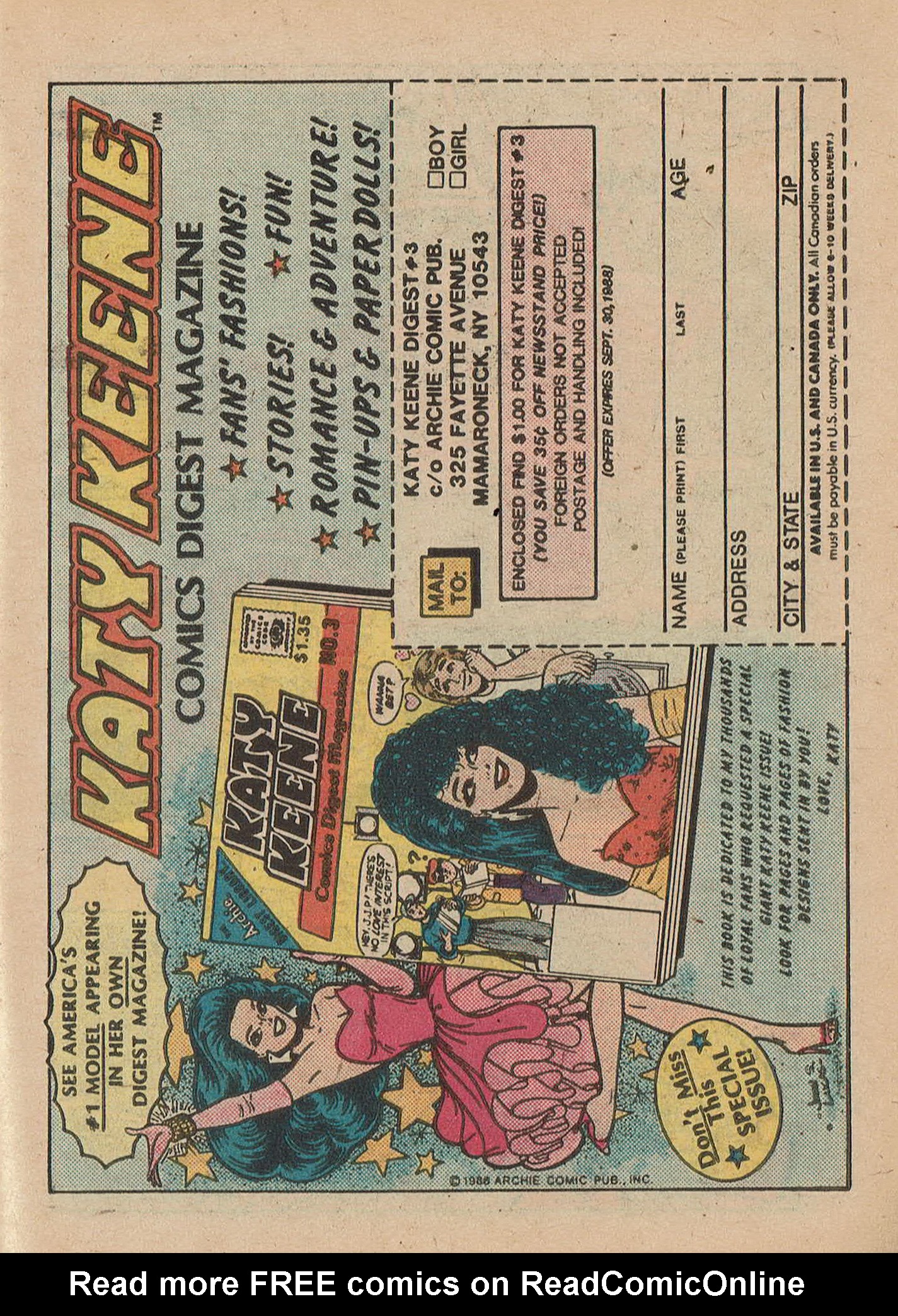 Read online Archie Annual Digest Magazine comic -  Issue #53 - 115
