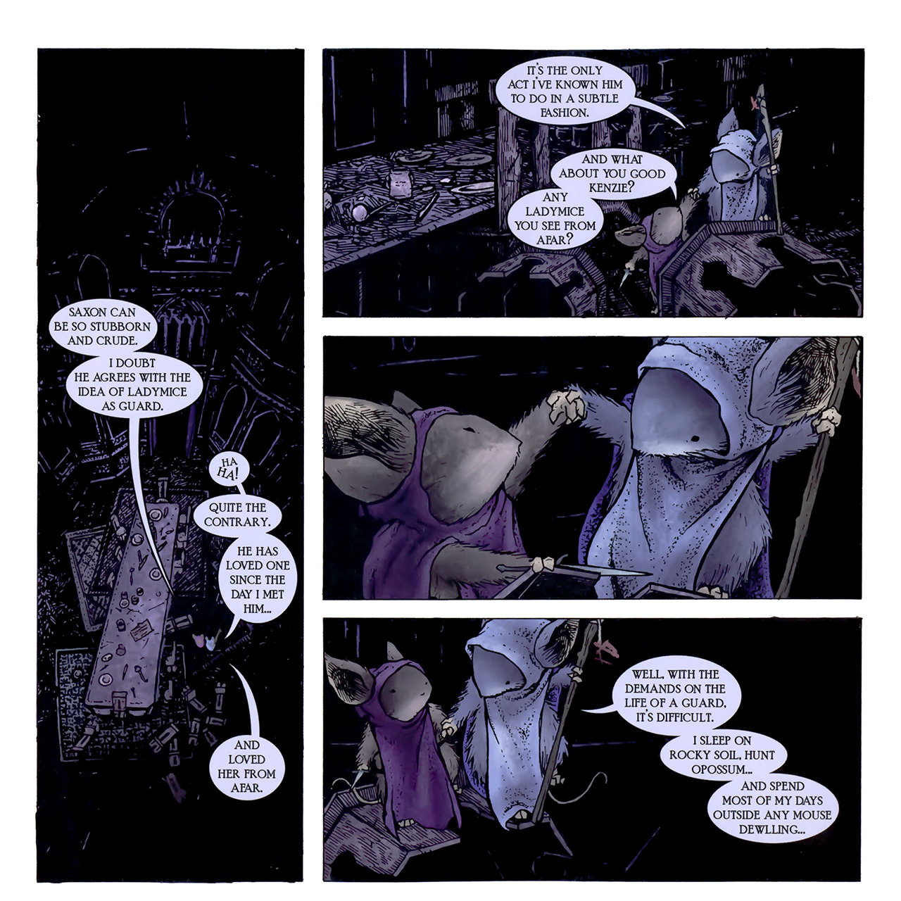 Read online Mouse Guard: Winter 1152 comic -  Issue #4 - 14