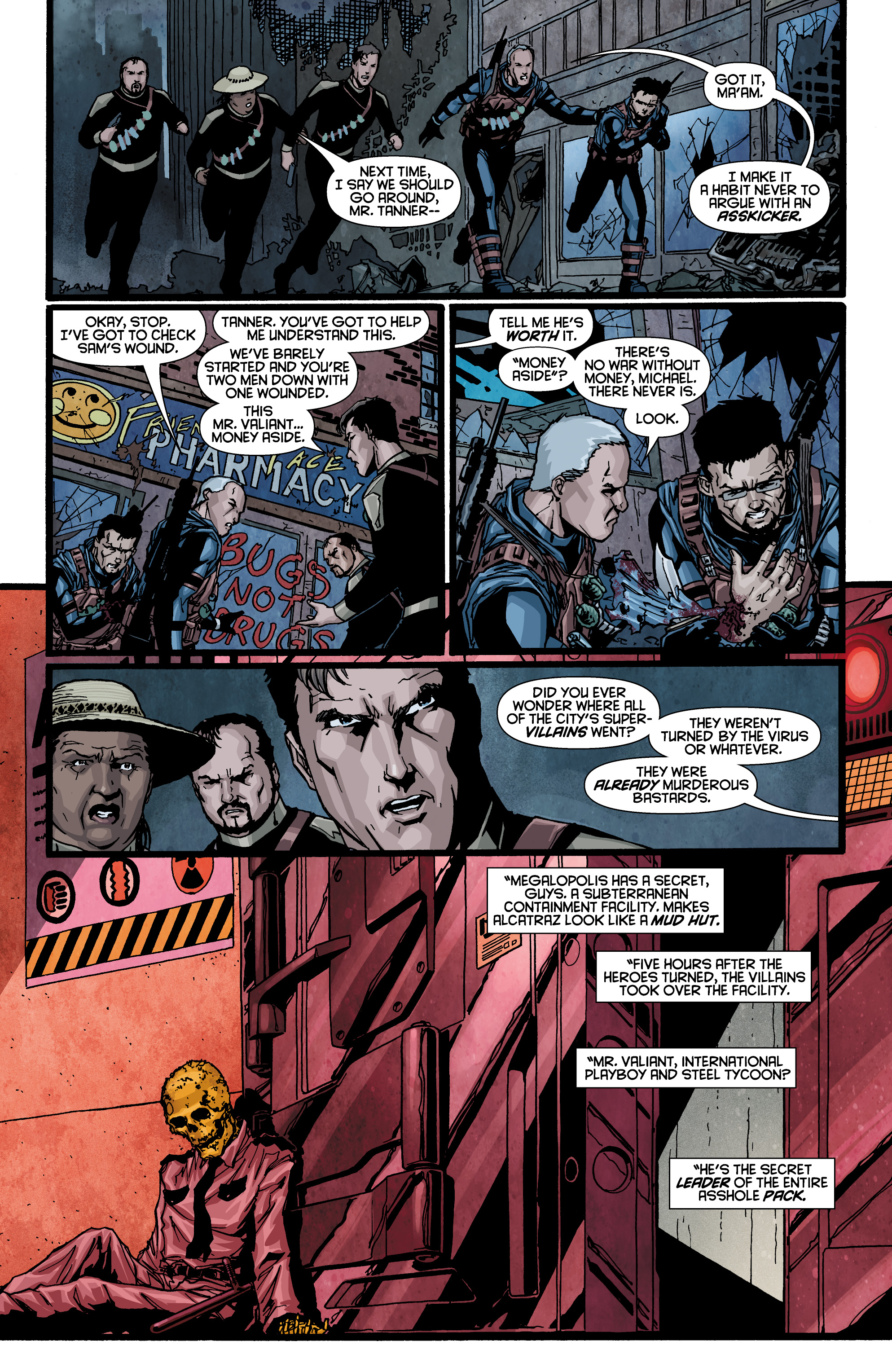 Read online Leaving Megalopolis: Surviving Megalopolis comic -  Issue #3 - 22