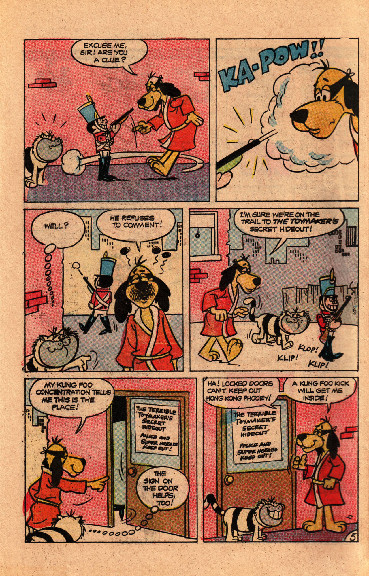 Read online Hong Kong Phooey comic -  Issue #7 - 8