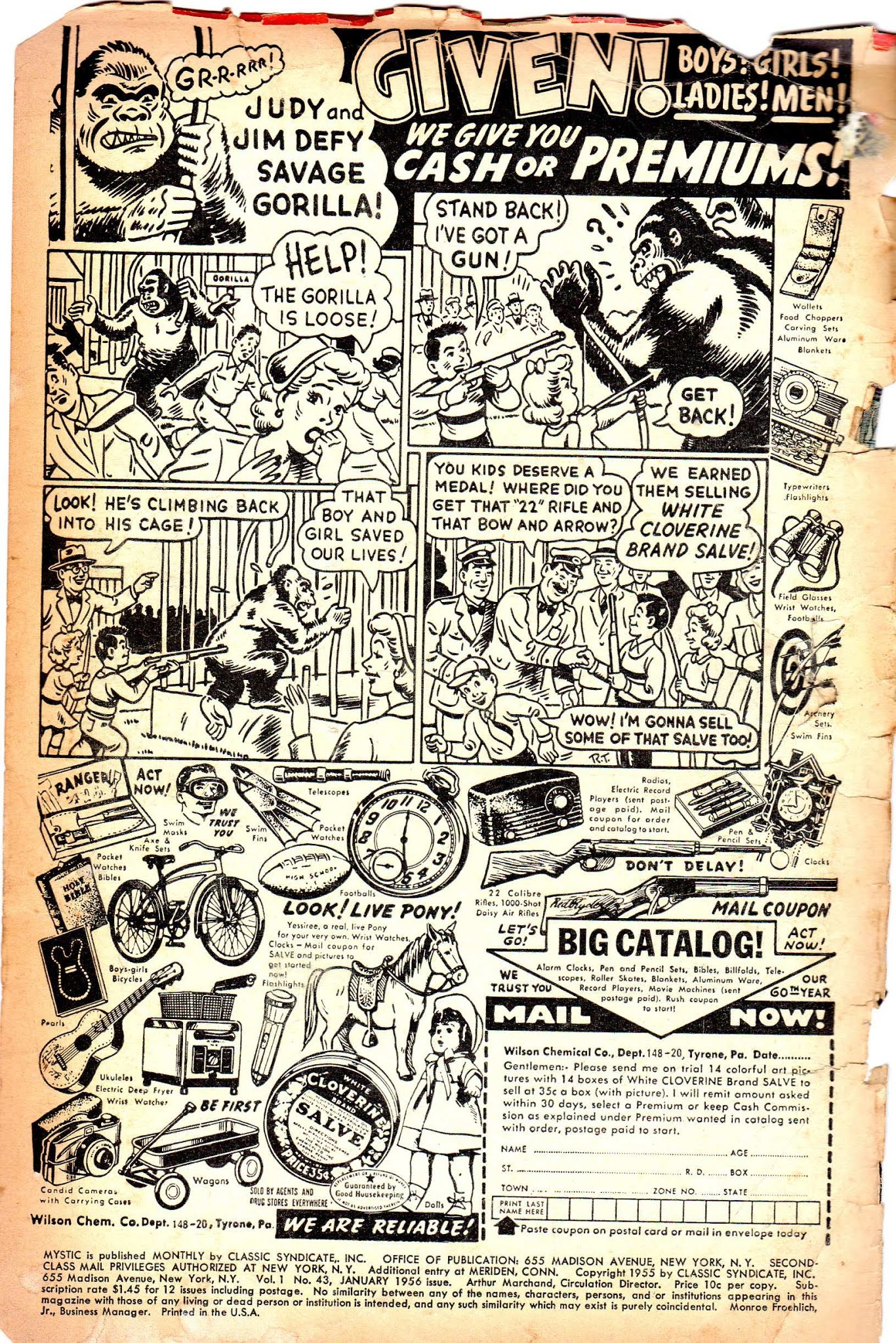 Read online Mystic (1951) comic -  Issue #43 - 2