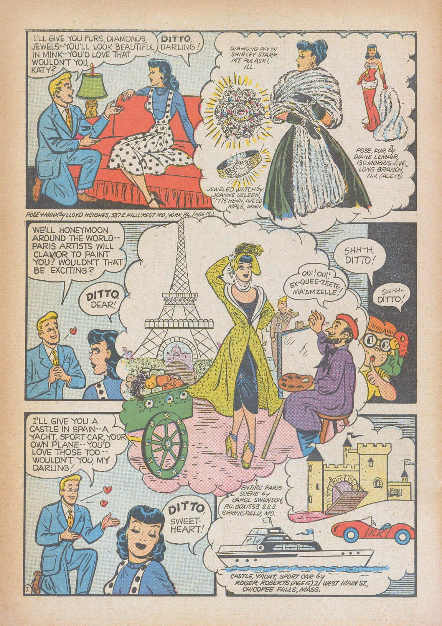 Read online Katy Keene (1949) comic -  Issue #22 - 4