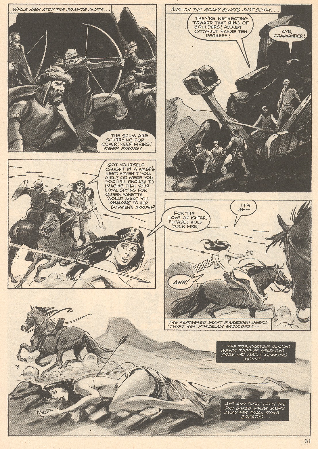 Read online The Savage Sword Of Conan comic -  Issue #76 - 31