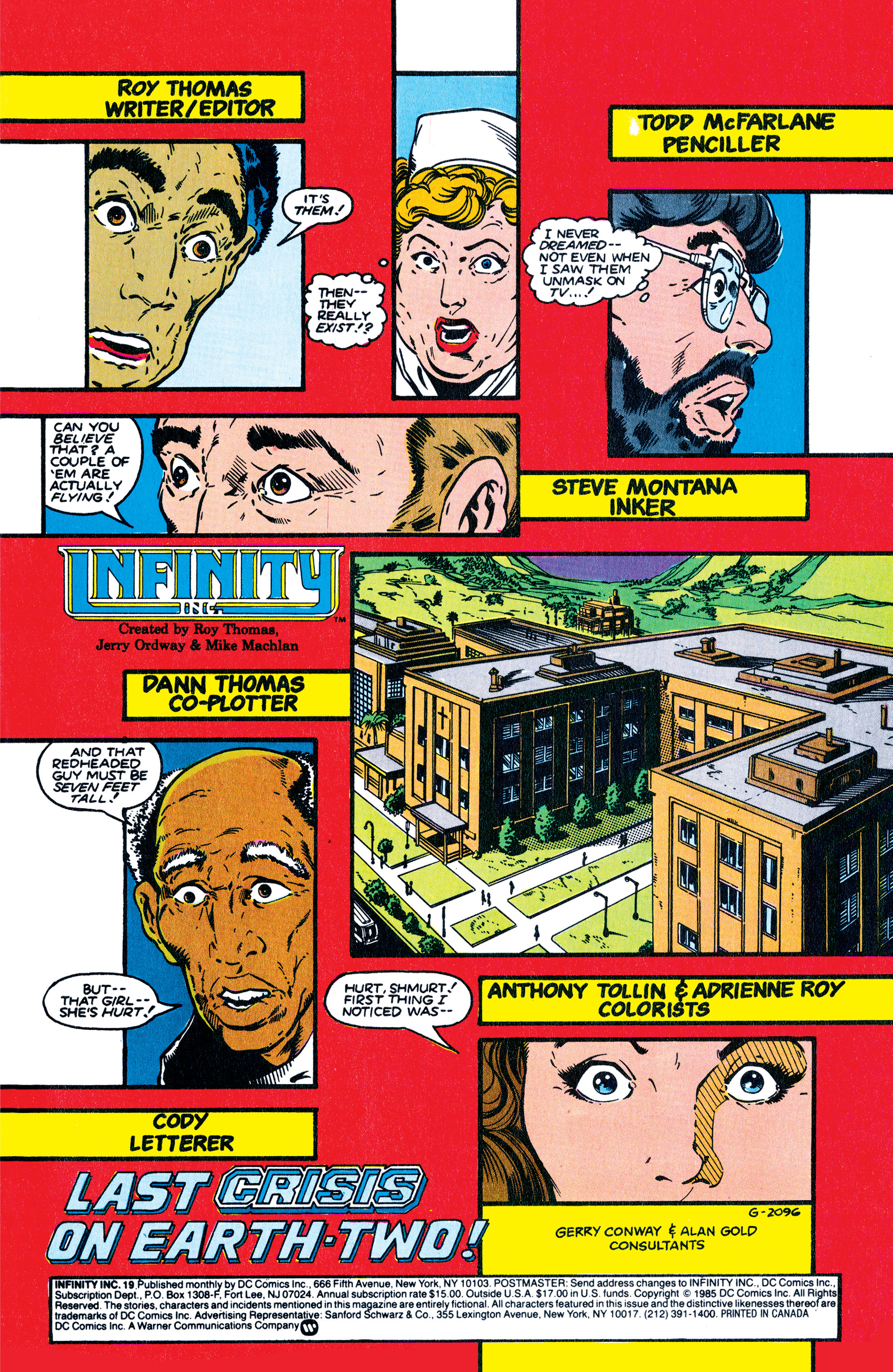 Read online Infinity Inc. (1984) comic -  Issue #19 - 2