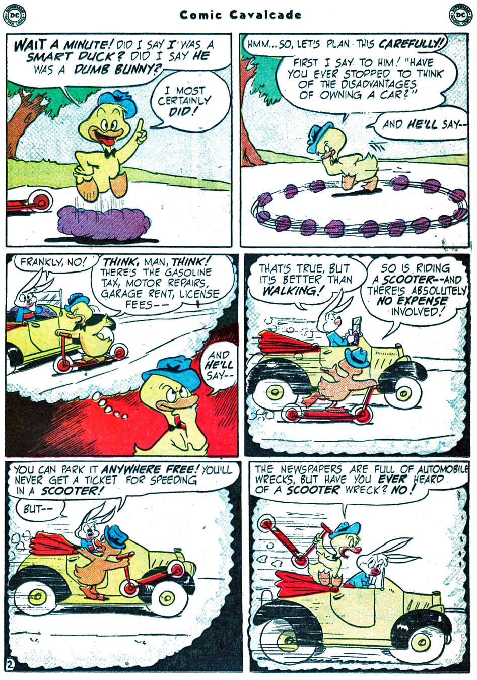 Read online Comic Cavalcade comic -  Issue #42 - 45