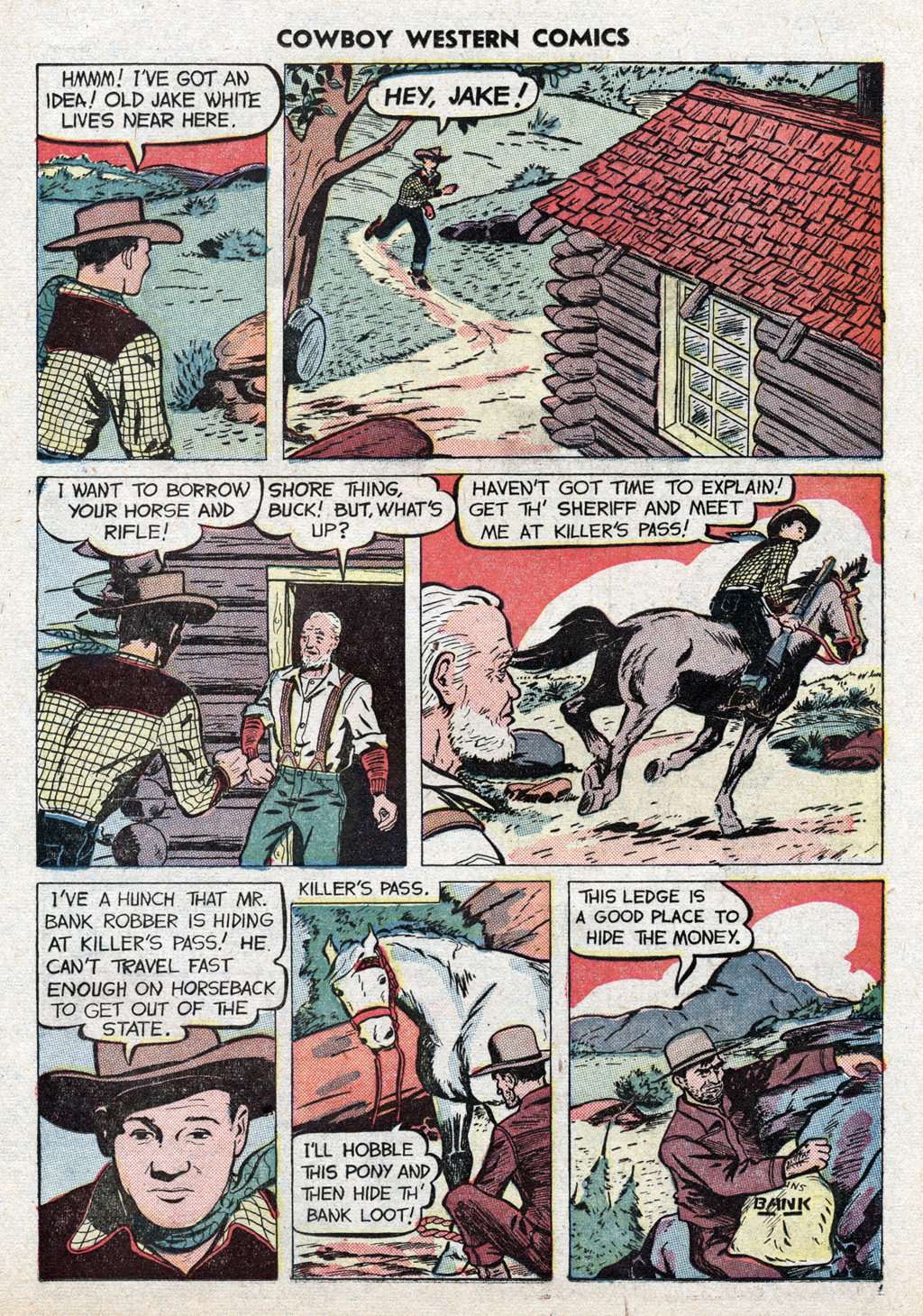 Read online Cowboy Western Comics (1948) comic -  Issue #22 - 27