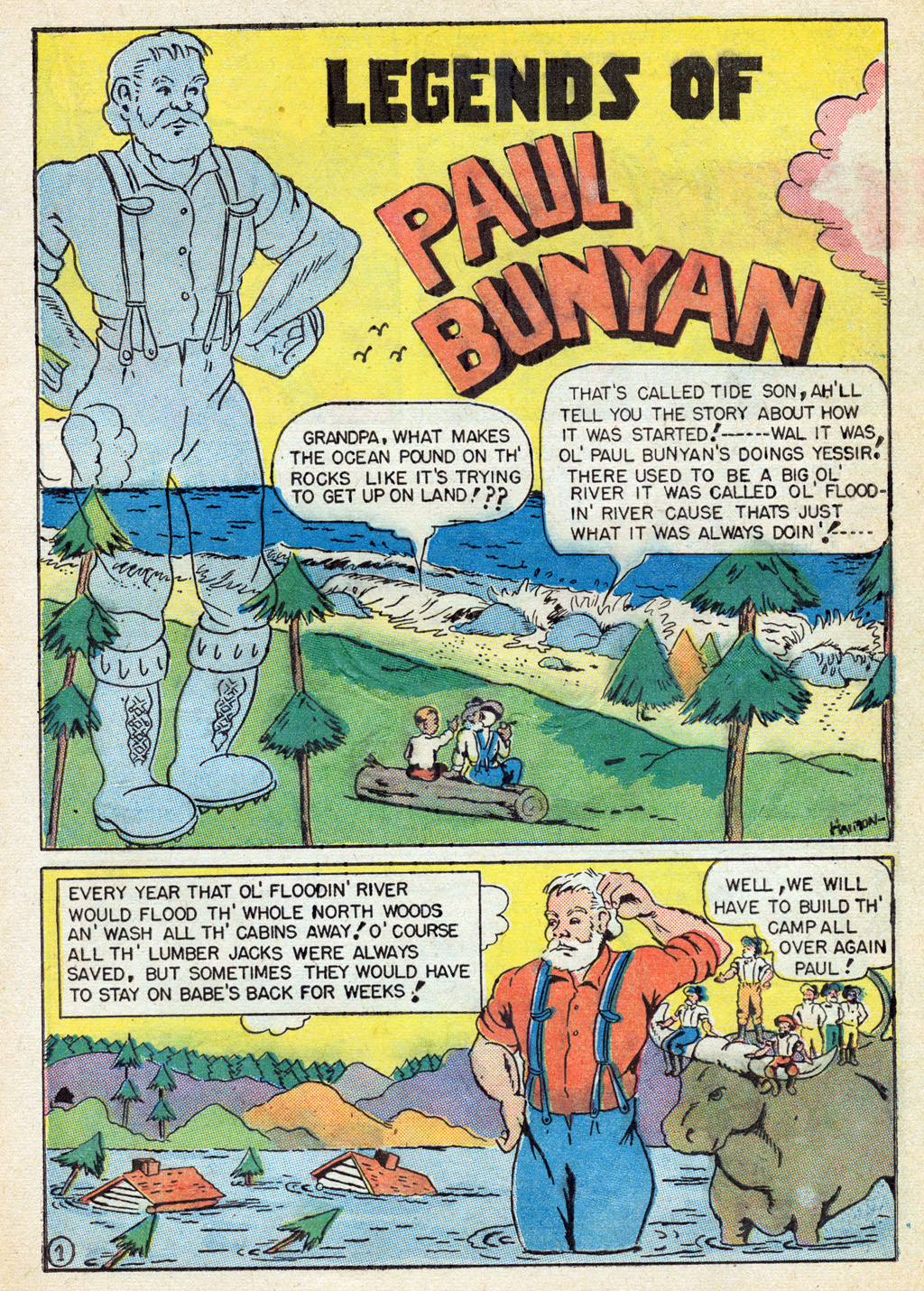 Read online Cowboy Western Comics (1948) comic -  Issue #19 - 21