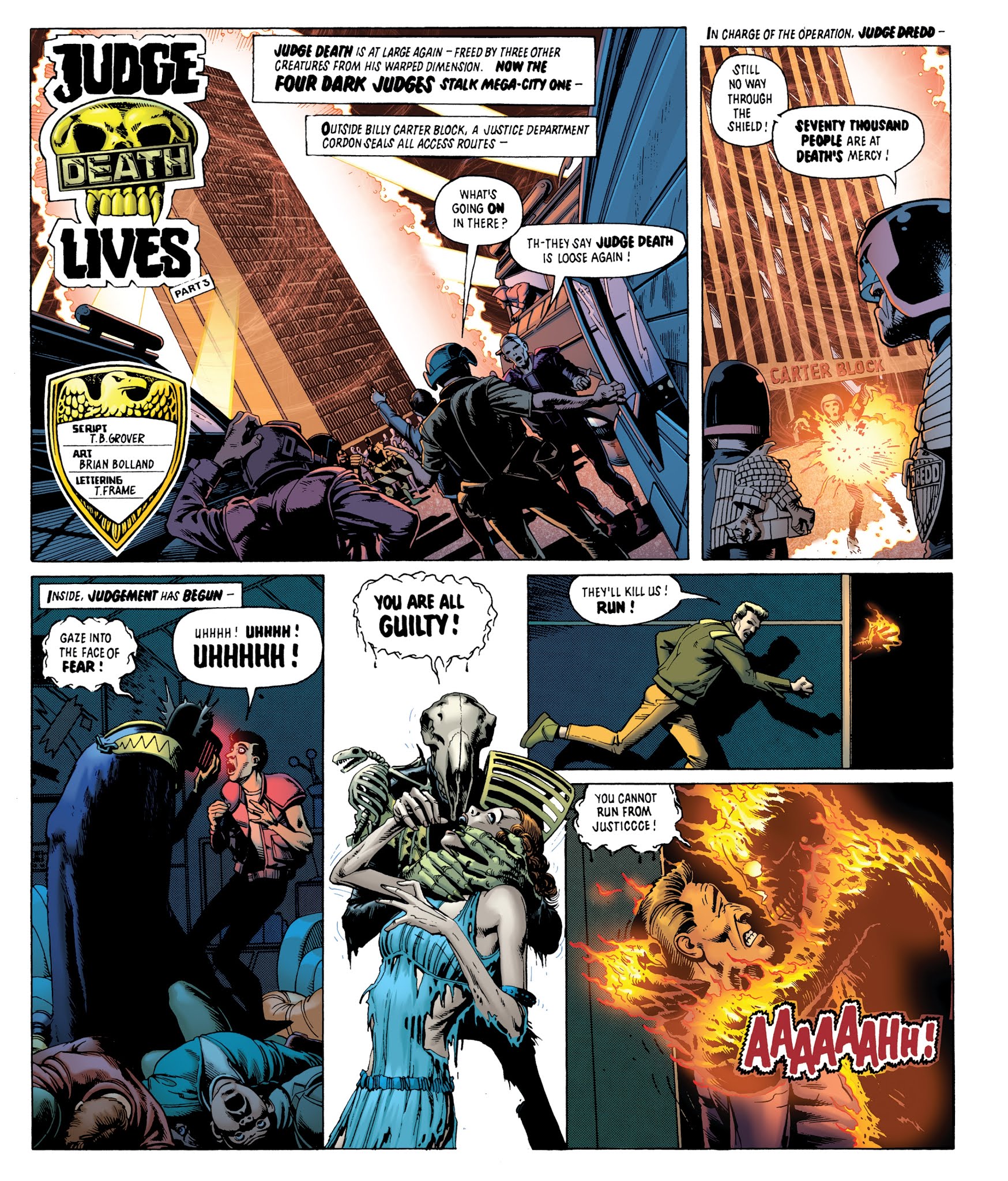 Read online Judge Dredd Classics: The Dark Judges comic -  Issue # TPB - 35