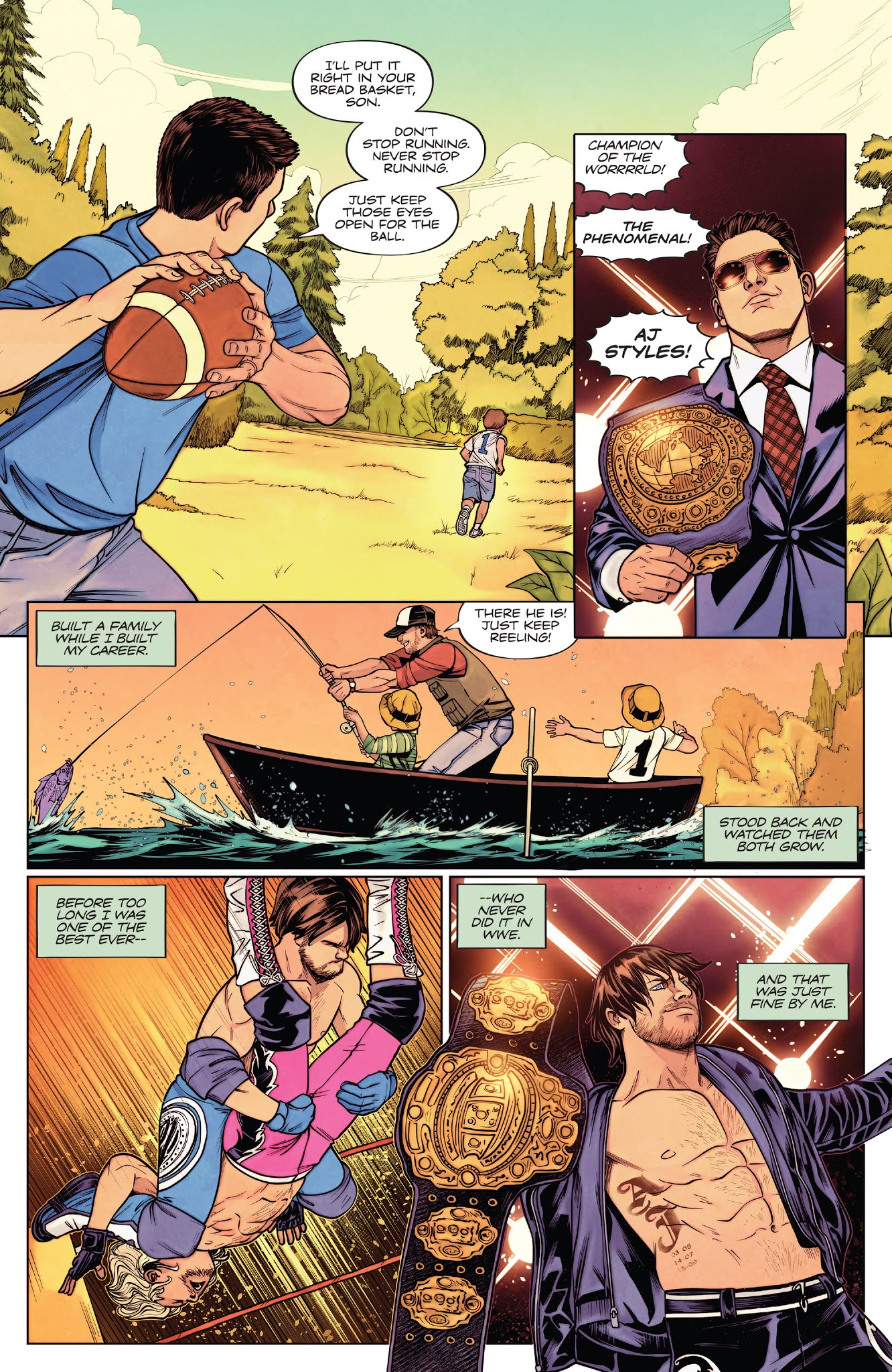 Read online WWE comic -  Issue #21 - 16