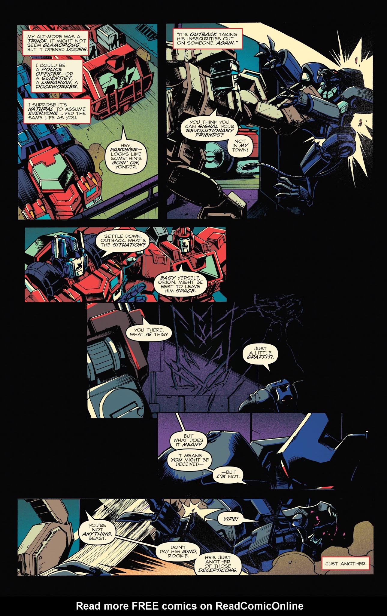 Read online Optimus Prime comic -  Issue #25 - 10