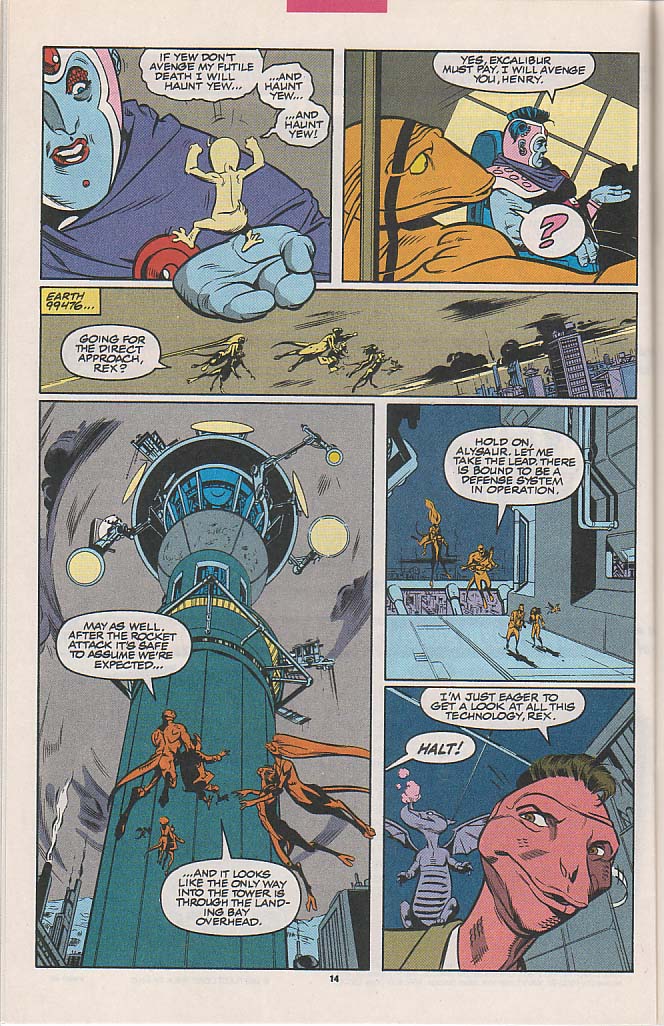 Read online Excalibur (1988) comic -  Issue #51 - 11
