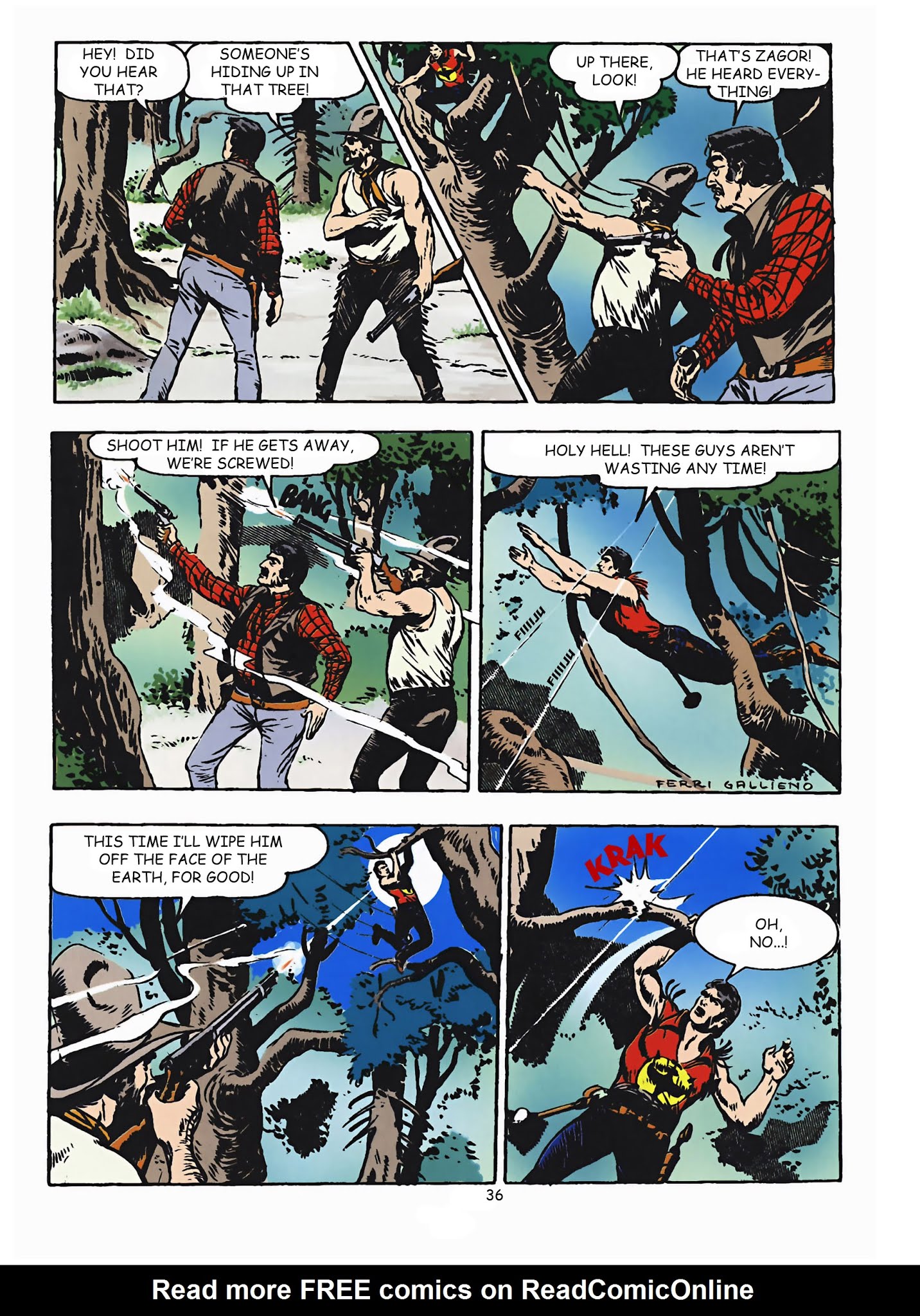Read online Zenith gigante - Zagor gigante comic -  Issue #2 - 37