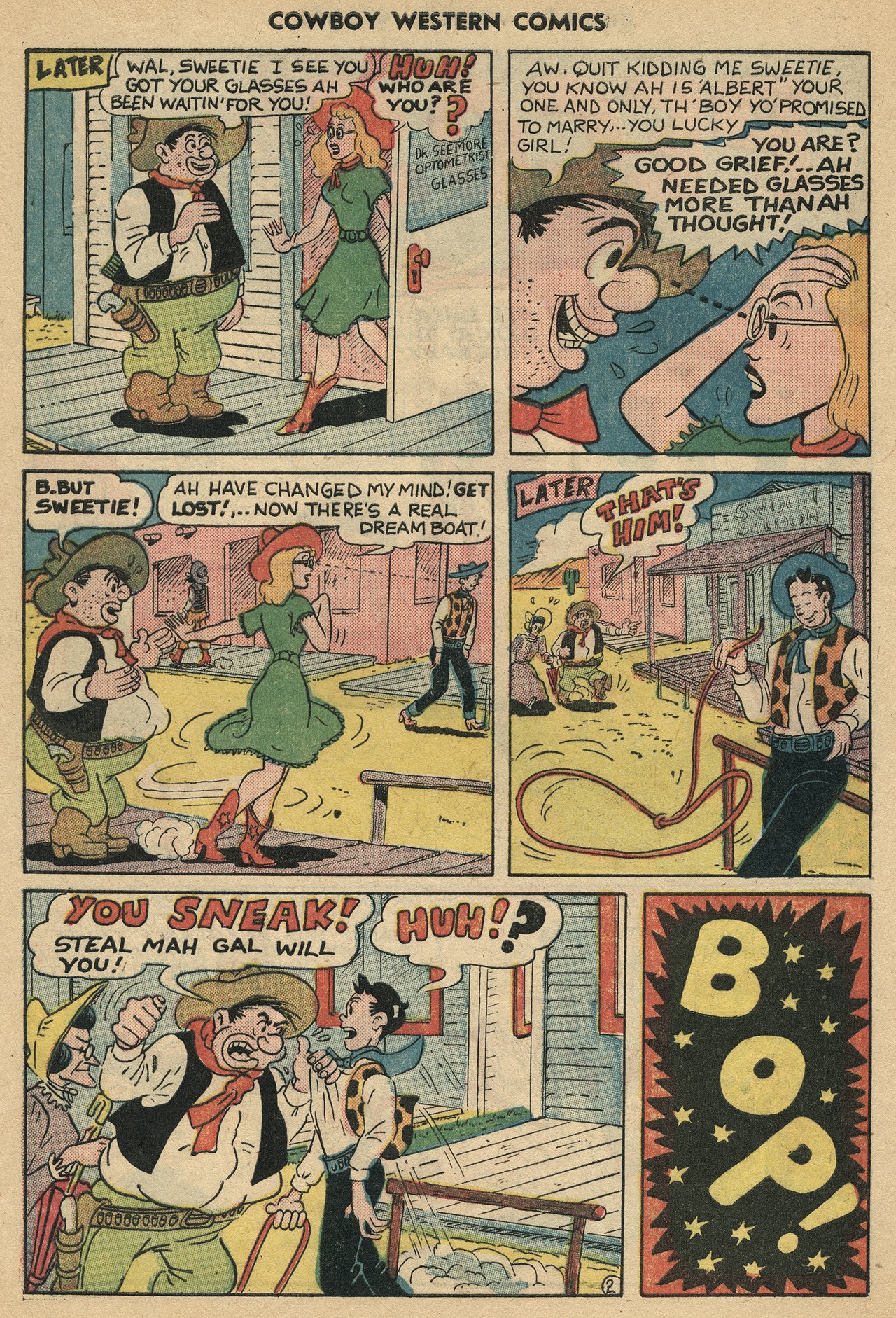 Read online Cowboy Western Comics (1948) comic -  Issue #34 - 8