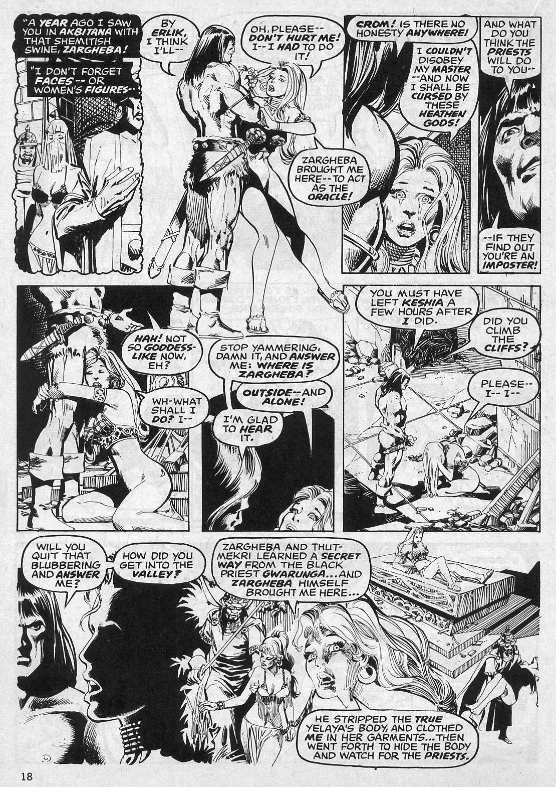 Read online The Savage Sword Of Conan comic -  Issue #25 - 18