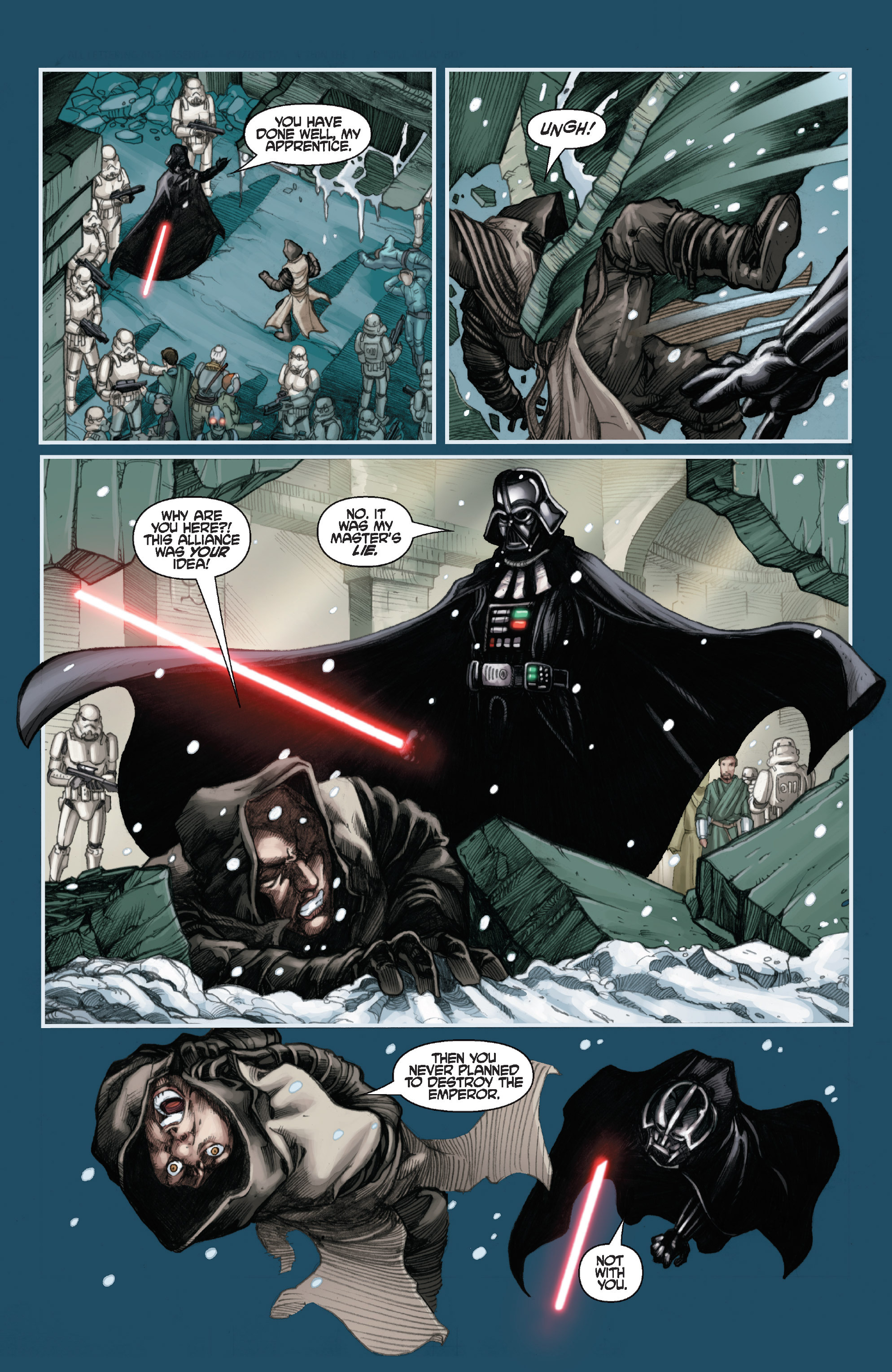 Read online Star Wars: The Force Unleashed comic -  Issue # Full - 96