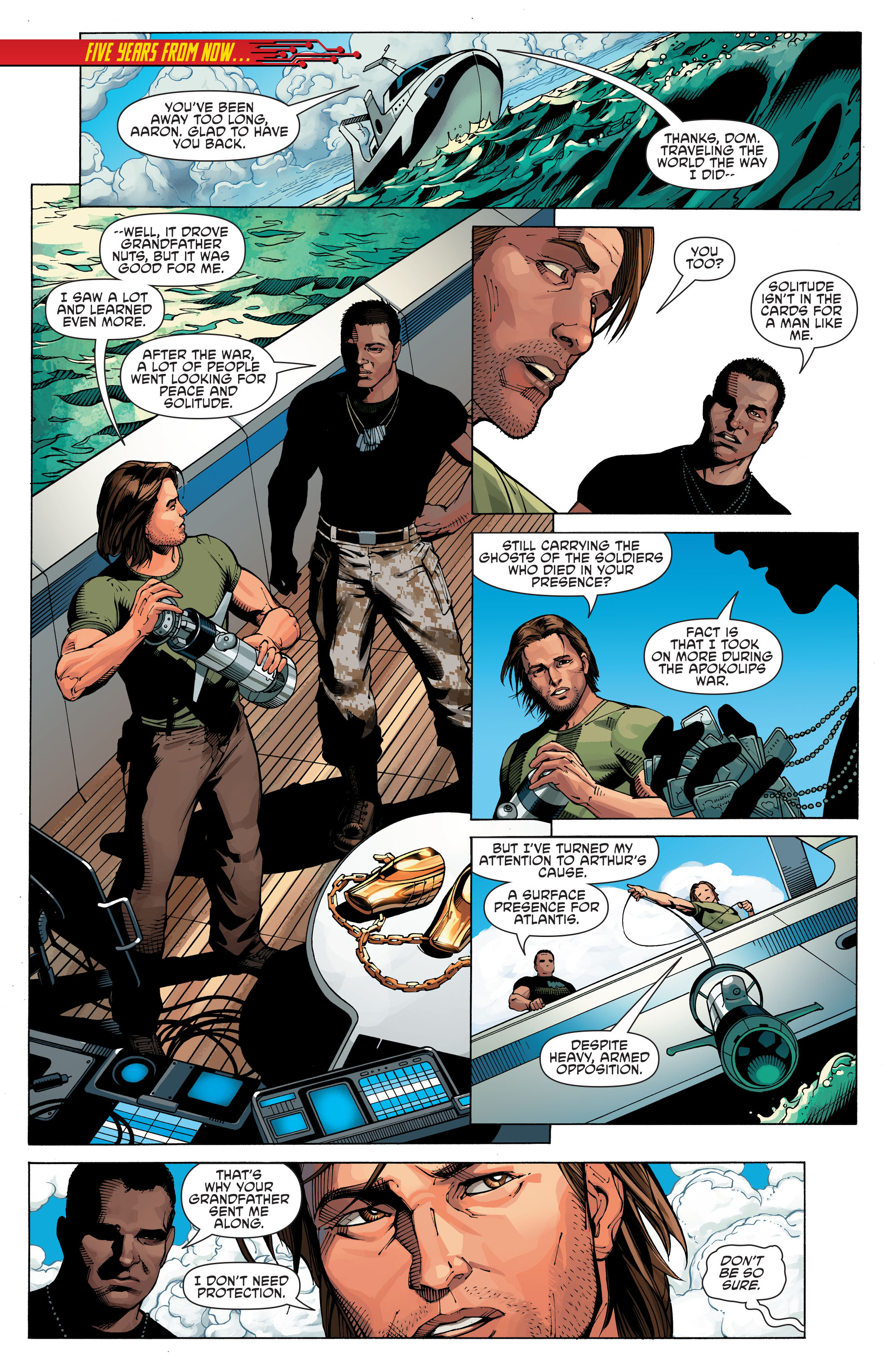 Aquaman and The Others - Futures End issue 1 - Page 2