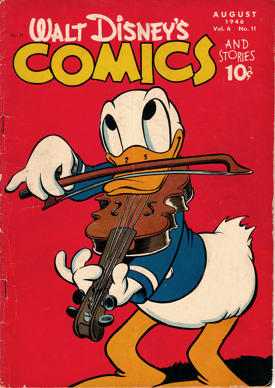 Read online Walt Disney's Comics and Stories comic -  Issue #71 - 1