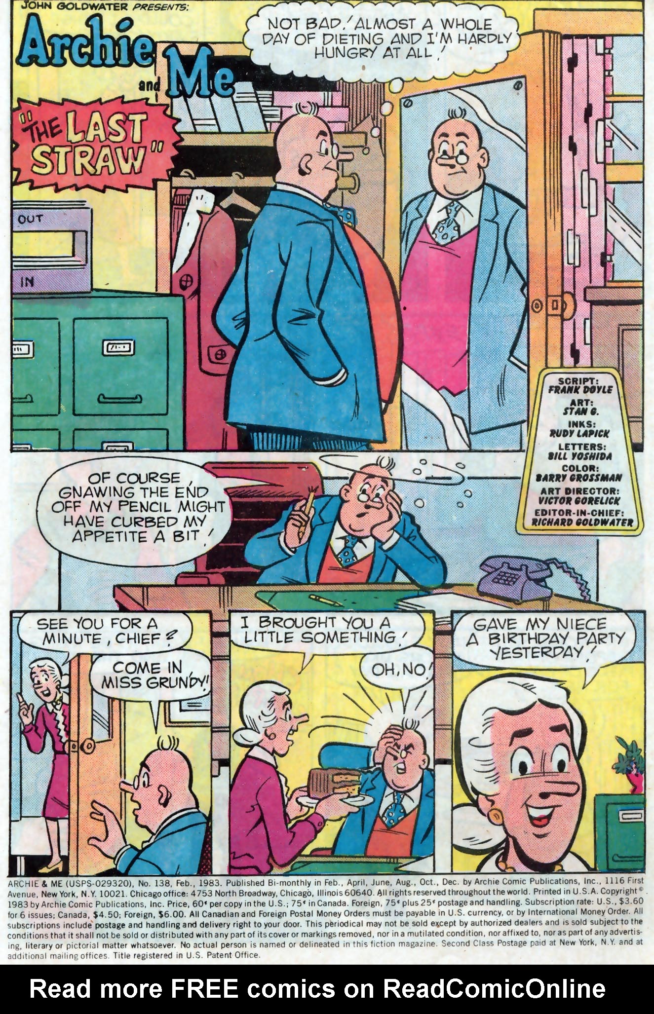 Read online Archie and Me comic -  Issue #138 - 2