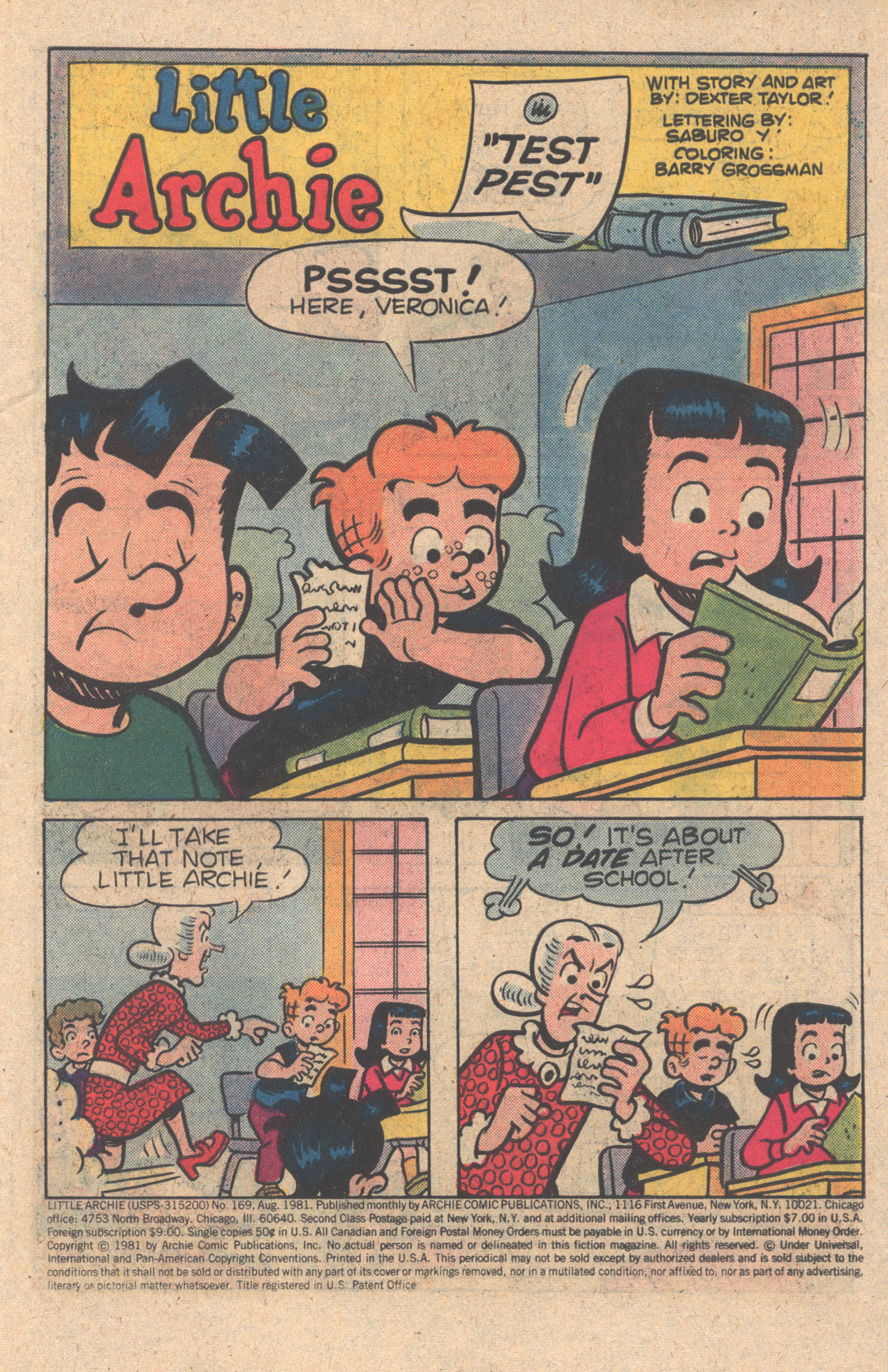 Read online The Adventures of Little Archie comic -  Issue #169 - 3