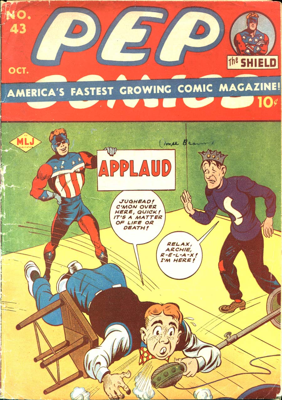 Read online Pep Comics comic -  Issue #43 - 1