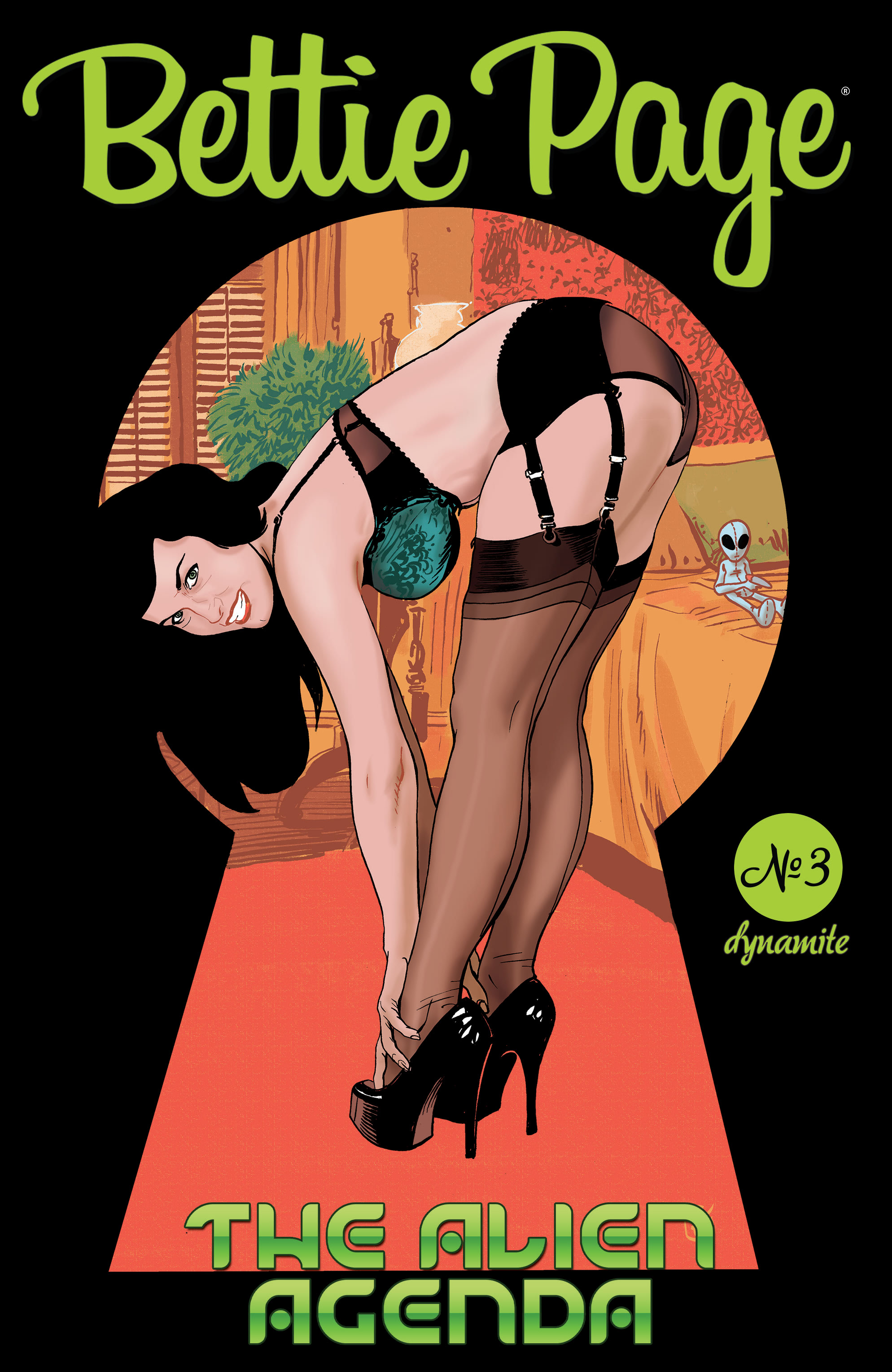Read online Bettie Page: The Alien Agenda comic -  Issue #3 - 4