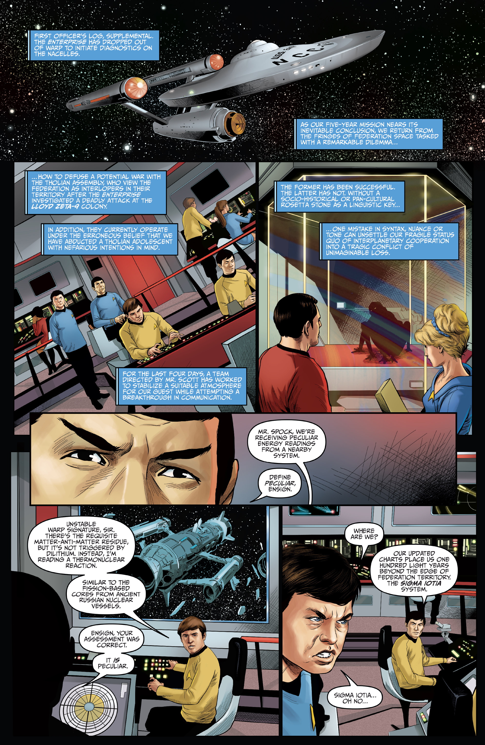 Read online Star Trek: Year Five comic -  Issue #3 - 3