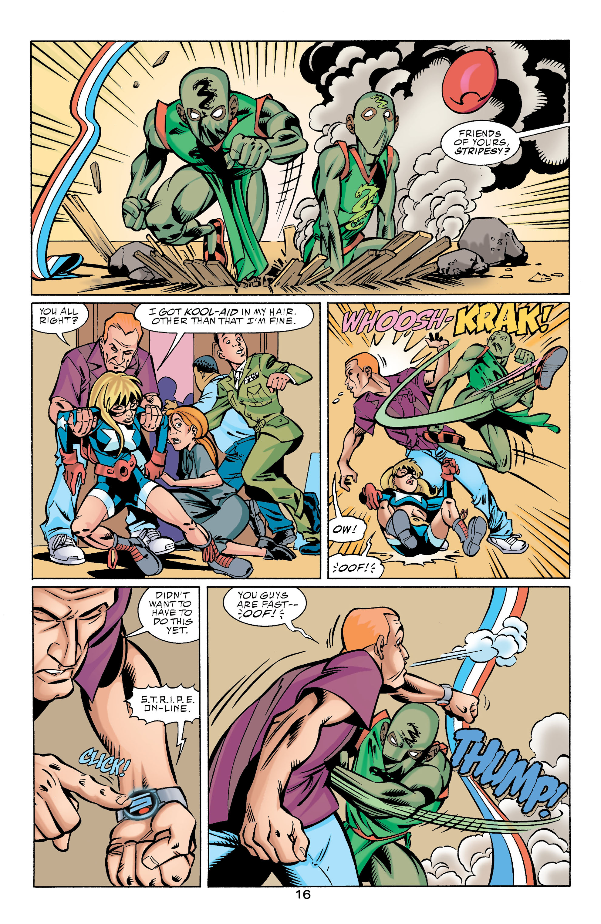 Read online Stars and S.T.R.I.P.E. comic -  Issue #1 - 17