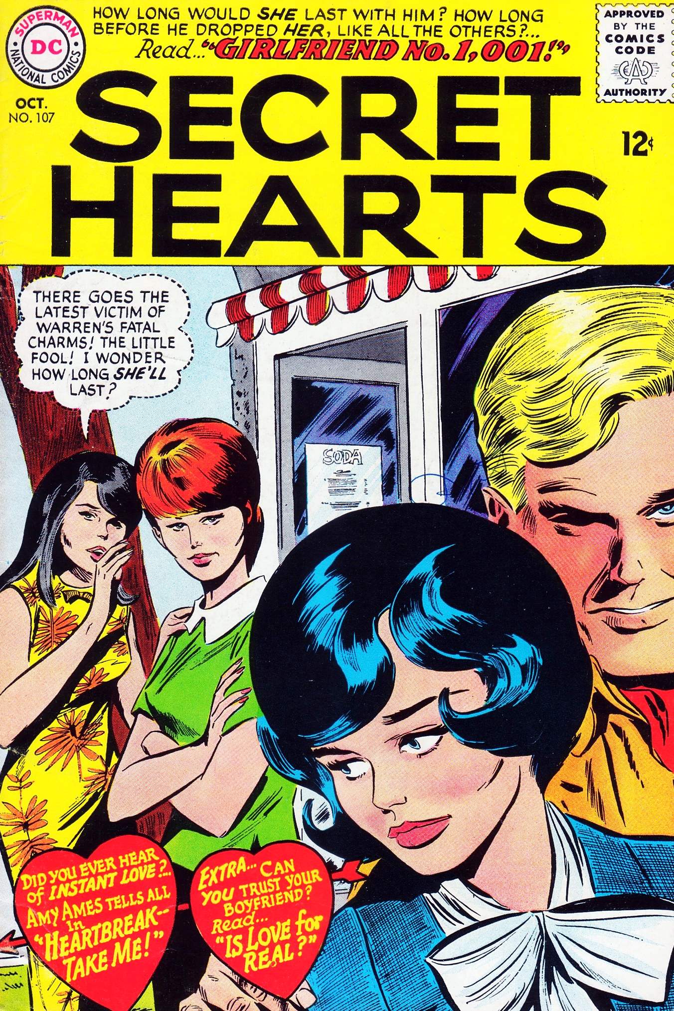 Read online Secret Hearts comic -  Issue #107 - 1