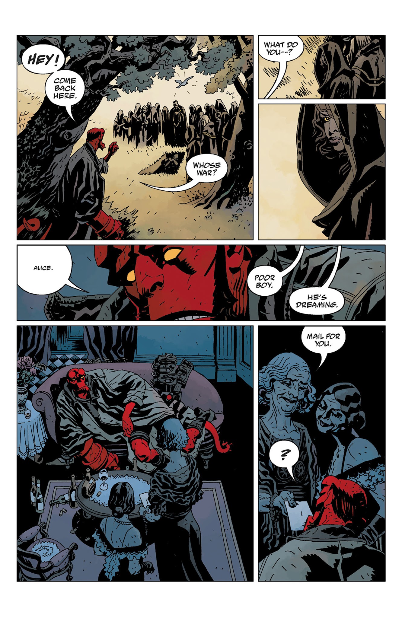 Read online Hellboy: The Wild Hunt comic -  Issue # TPB - 14