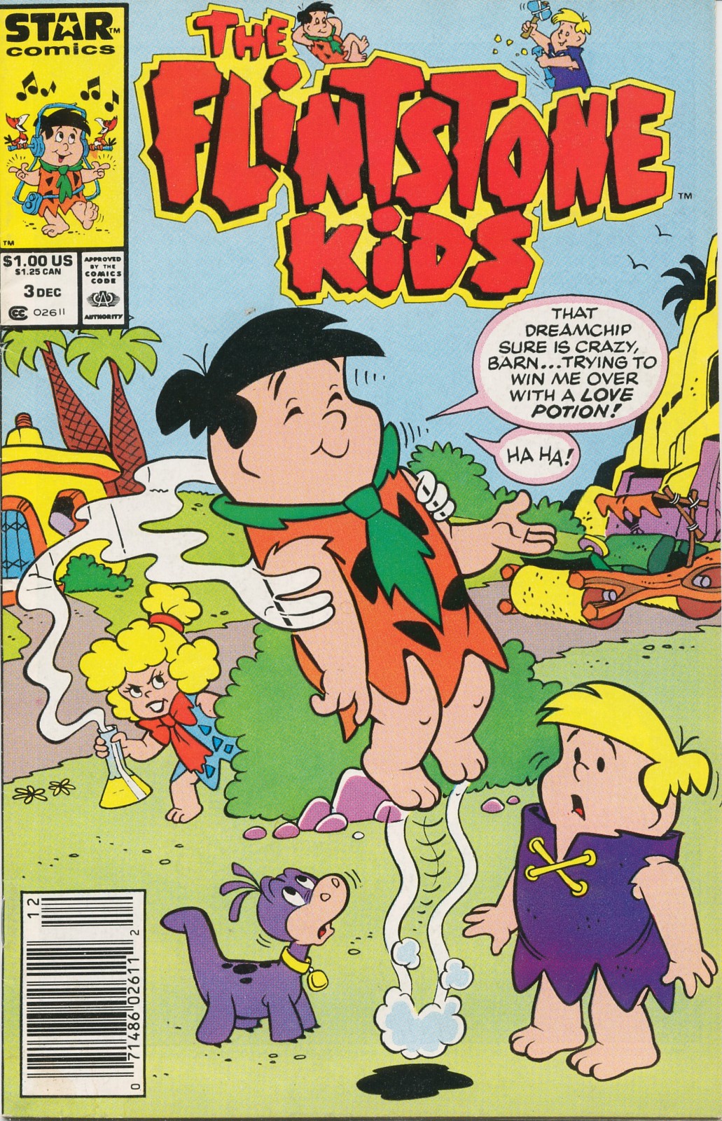 Read online The Flintstone Kids comic -  Issue #3 - 1