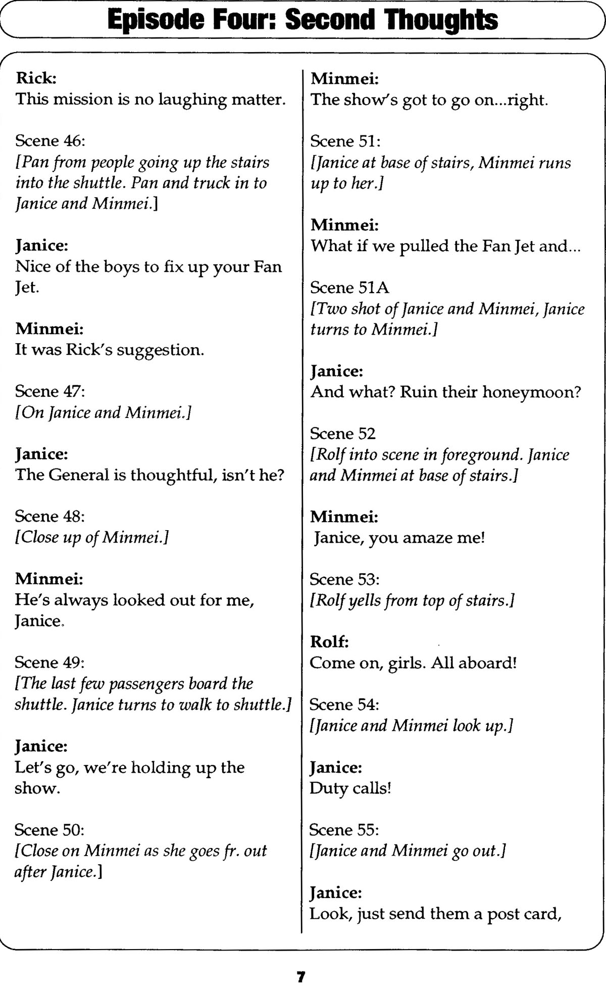 Read online Robotech II: The Sentinels comic -  Issue # _Script Book 1 - 79