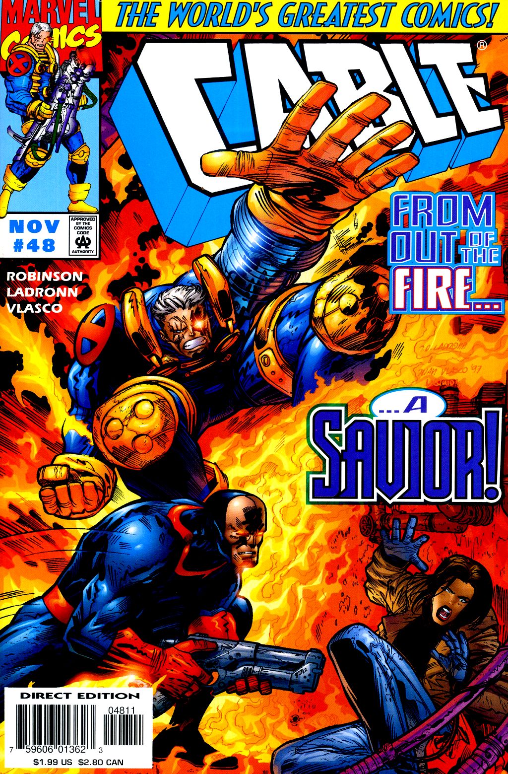 Read online Cable (1993) comic -  Issue #48 - 1