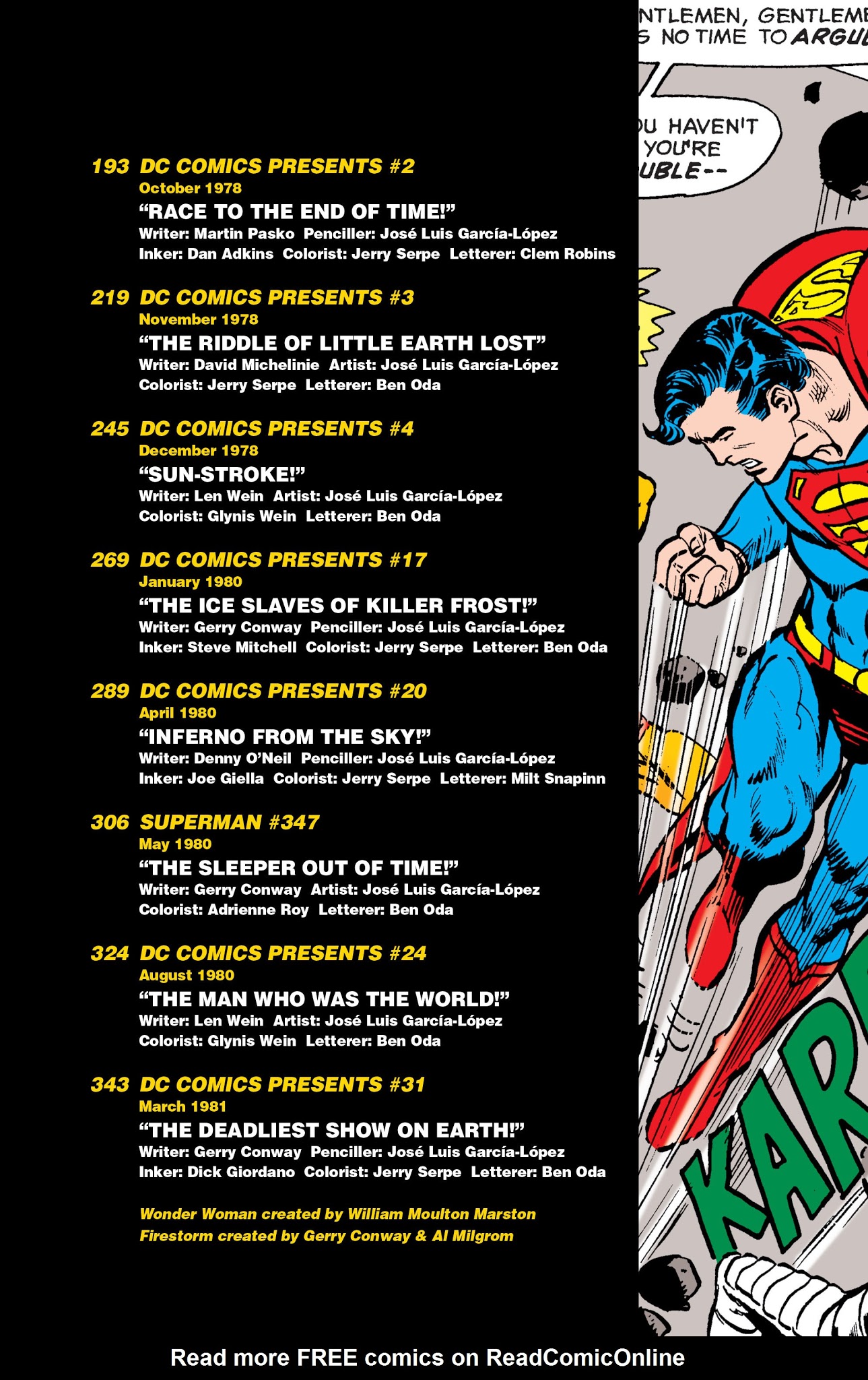 Read online Adventures of Superman: José Luis García-López comic -  Issue # TPB - 5