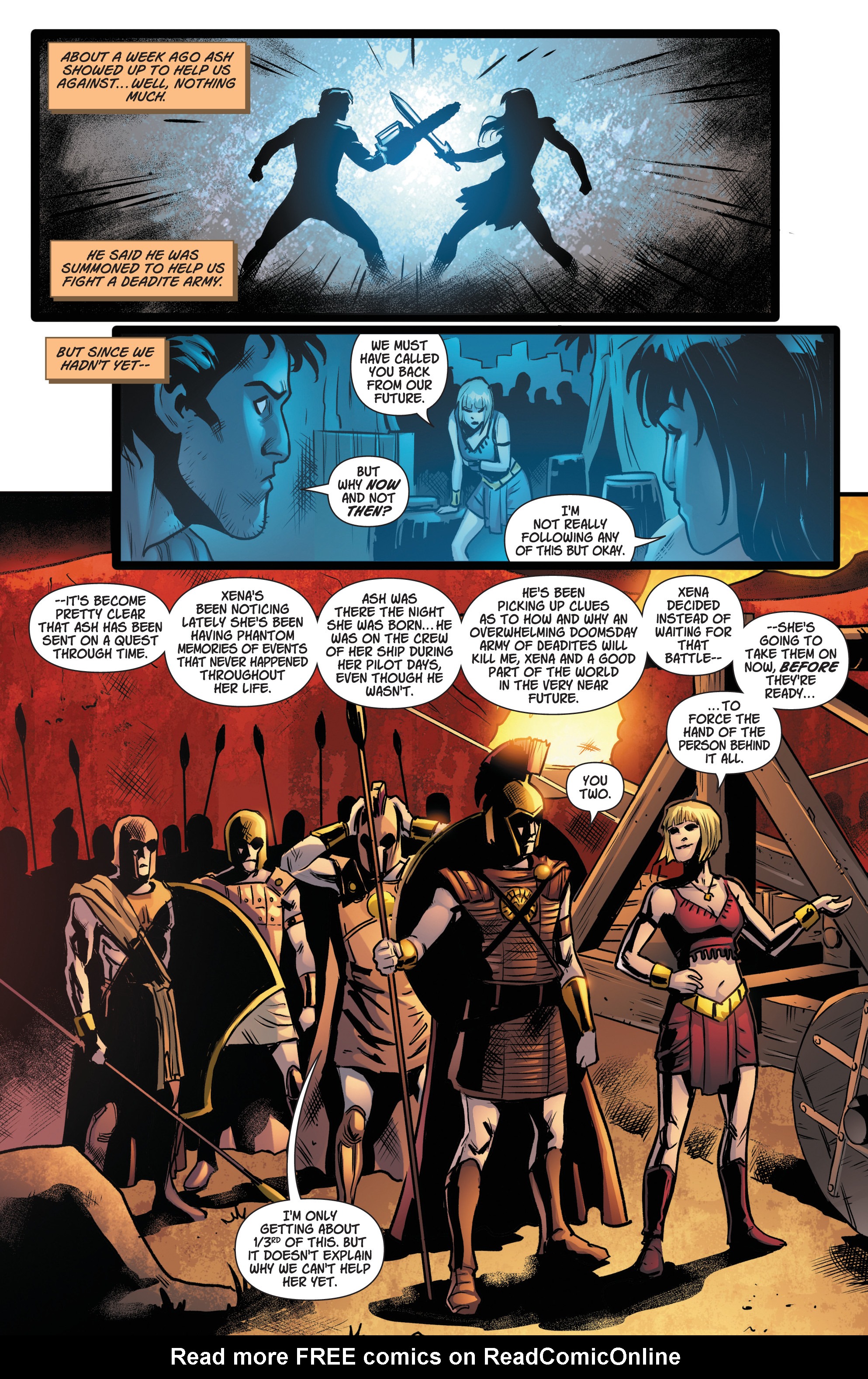 Read online Army Of Darkness/Xena: Forever…And A Day comic -  Issue #5 - 6