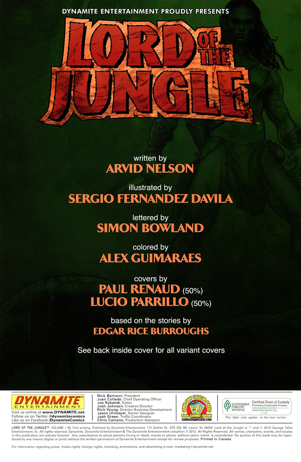 Lord Of The Jungle (2012) issue 8 - Page 2