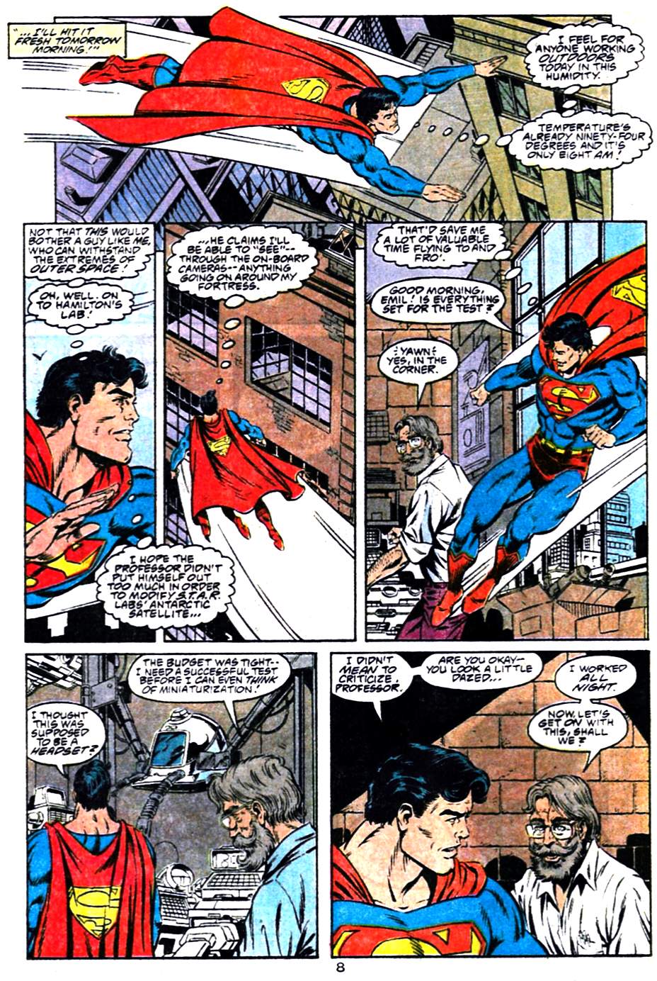 Read online Adventures of Superman (1987) comic -  Issue #484 - 9