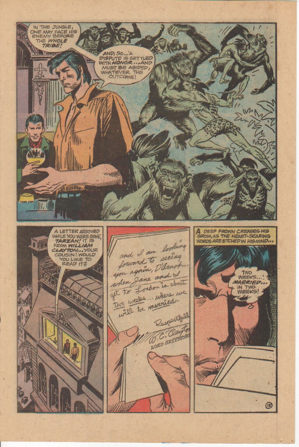 Read online Tarzan (1972) comic -  Issue #219 - 14
