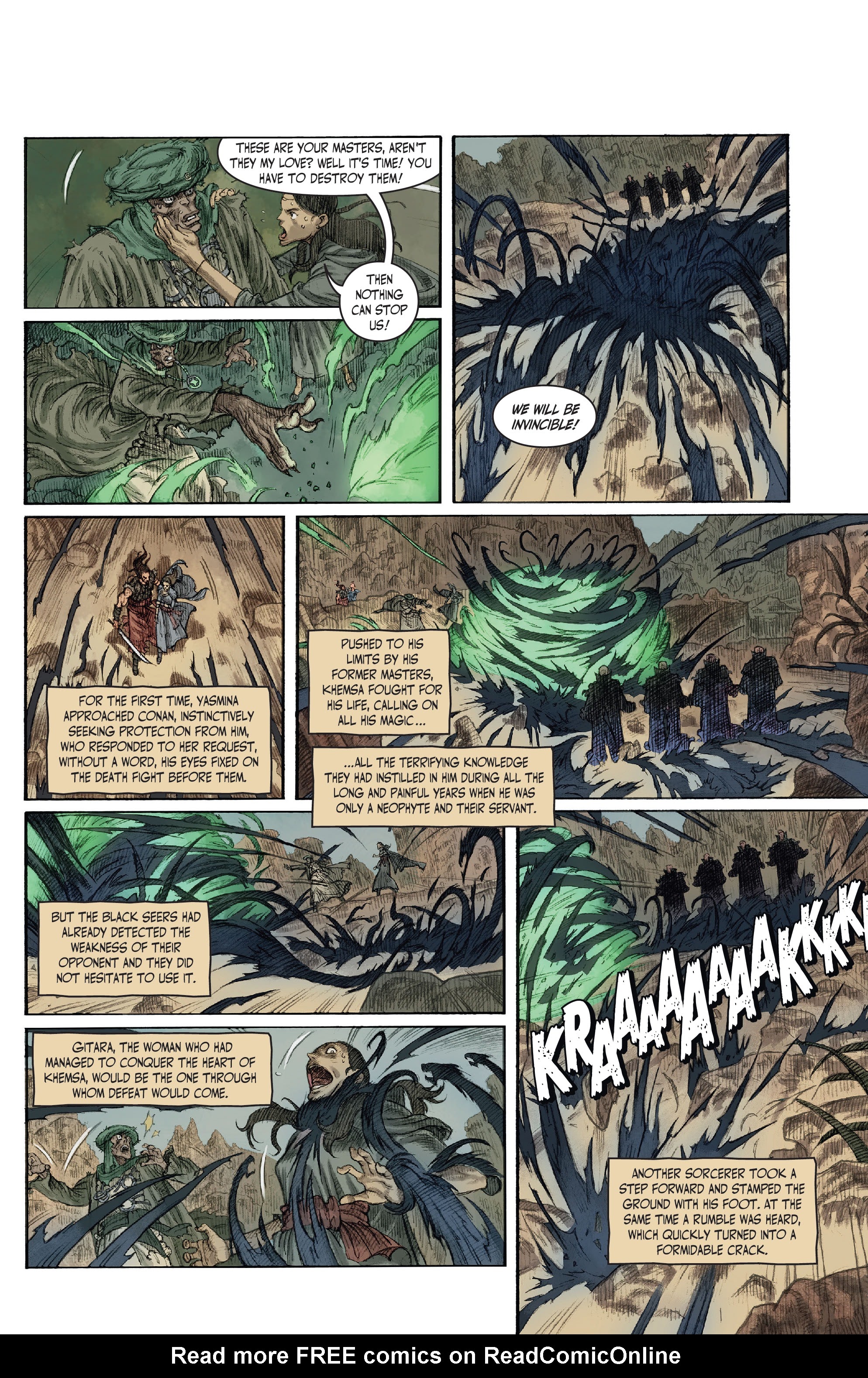 Read online The Cimmerian: People of the Black Circle comic -  Issue #2 - 15