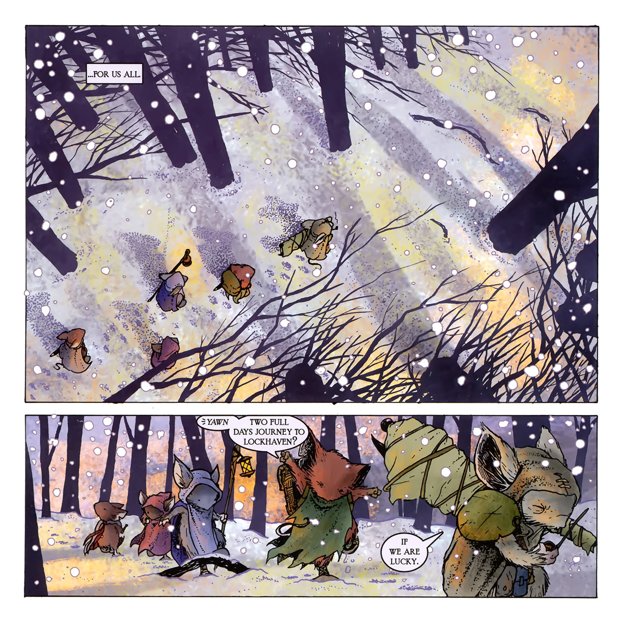 Read online Mouse Guard: Winter 1152 comic -  Issue #1 - 23