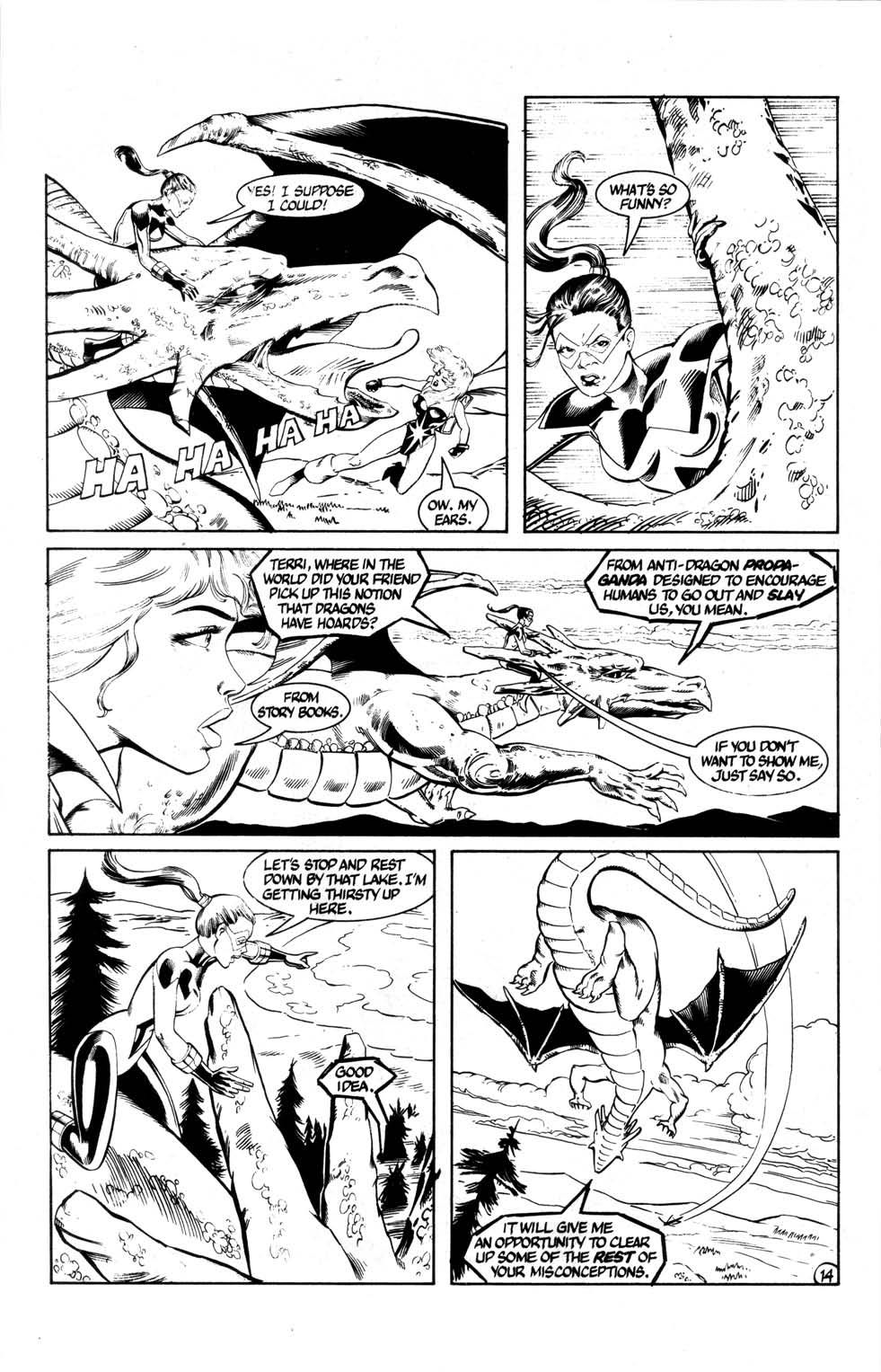 Read online Flare (1990) comic -  Issue #8 - 16