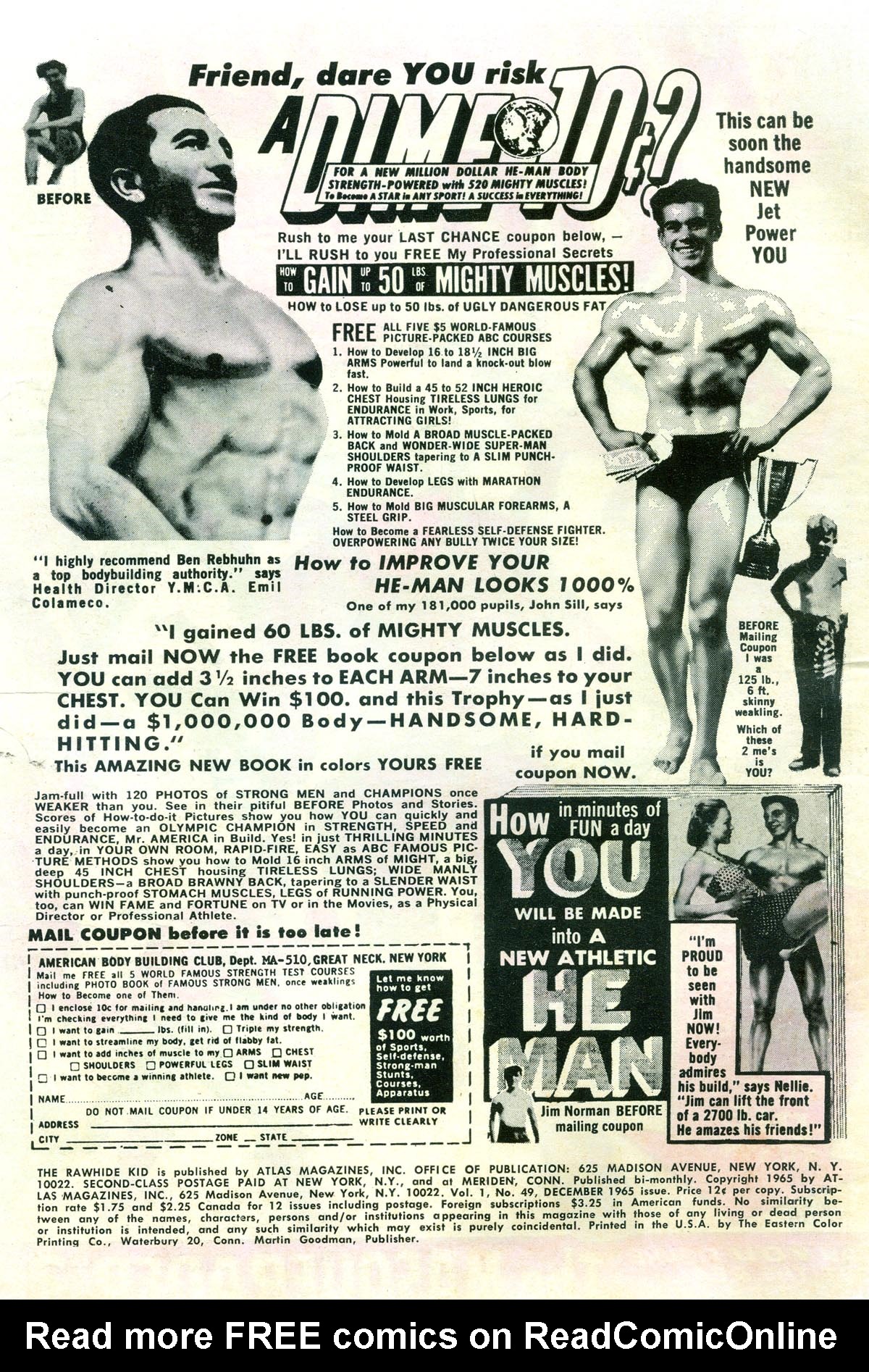 Read online The Rawhide Kid comic -  Issue #49 - 2